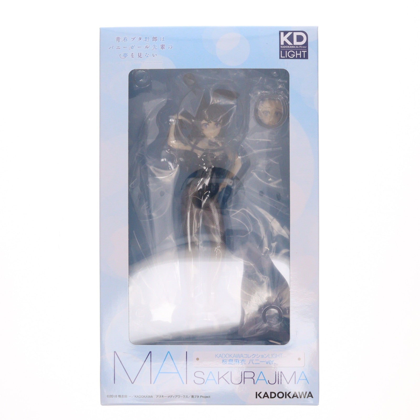 【中古即納】[FIG] KADOKAWAコレクションLIGHT 桜島麻衣(さくらじままい) バニーver. 青春ブタ野郎はバニーガール先輩の夢を見ない 完成品 フィギュア KADOKAWA(カドカワ)(20230429)