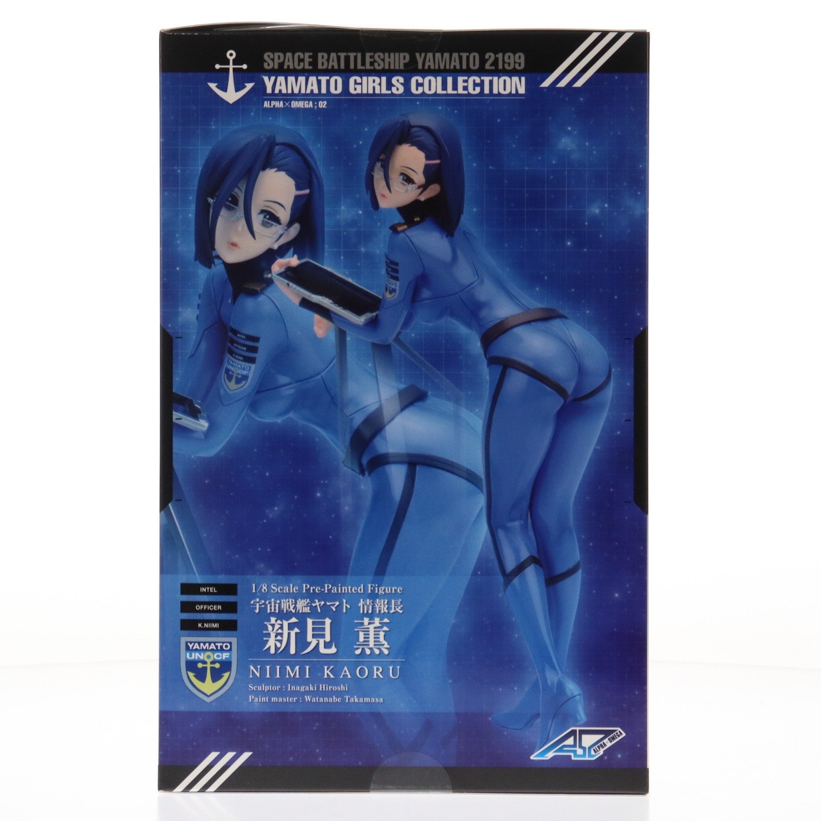 【中古即納】[FIG] ヤマトガールズコレクション 新見薫(にいみかおる) 宇宙戦艦ヤマト2199 1/8 完成品 フィギュア アルファオメガ(20140802)