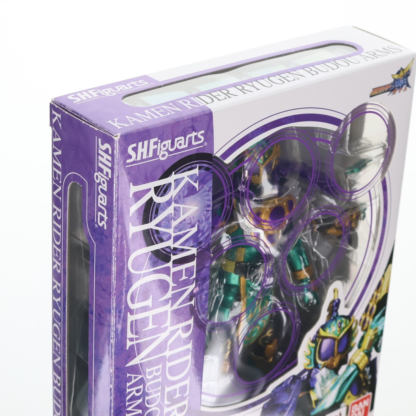 【中古即納】[FIG] S.H.Figuarts(フィギュアーツ) 仮面ライダー龍玄 ブドウアームズ 仮面ライダー鎧武 完成品 可動フィギュア バンダイ(20140809)