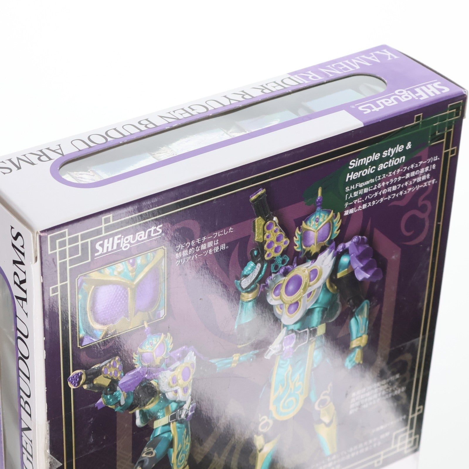 【中古即納】[FIG] S.H.Figuarts(フィギュアーツ) 仮面ライダー龍玄 ブドウアームズ 仮面ライダー鎧武 完成品 可動フィギュア バンダイ(20140809)