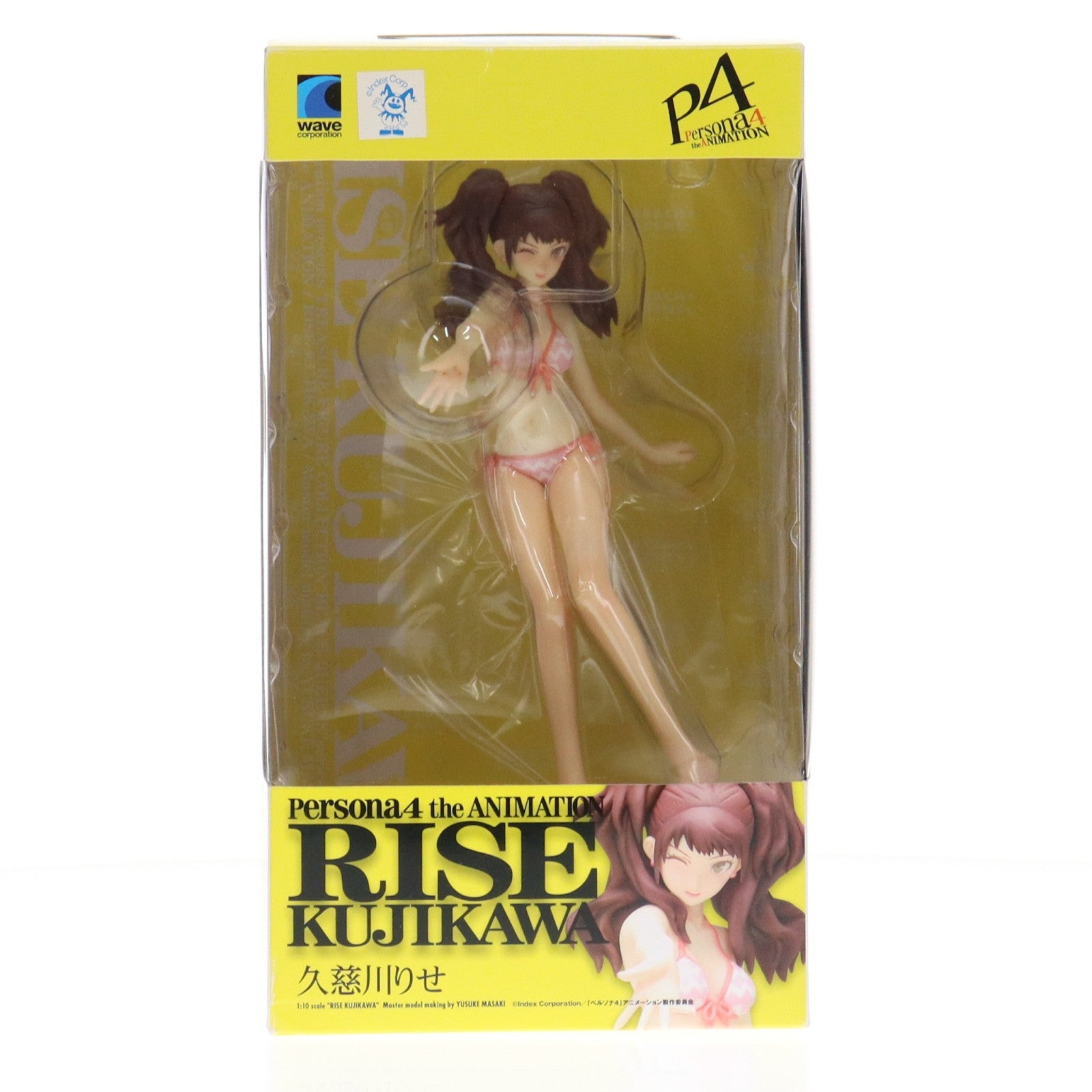 【中古即納】[FIG] BEACH QUEENS(ビーチクイーンズ) 久慈川りせ(くじかわりせ) ペルソナ4 1/10 完成品 フィギュア(NF-184) ウェーブ(WAVE)(20121120)