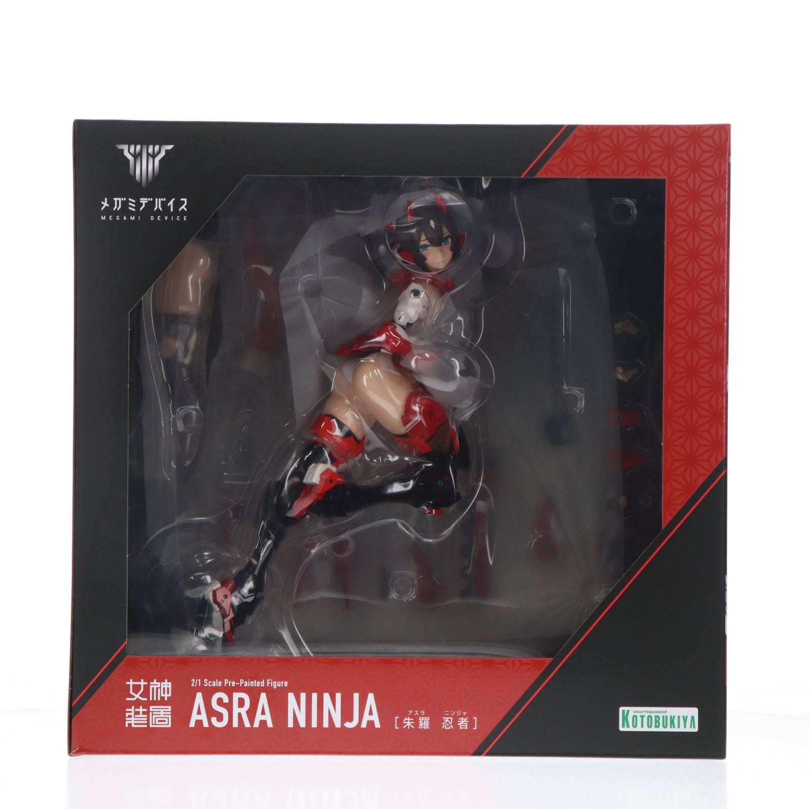 【中古即納】[FIG] コトブキヤショップ限定特典付属 メガミデバイス 2/1 朱羅(あすら) 忍者 完成品 フィギュア(PP956) コトブキヤ(20230124)