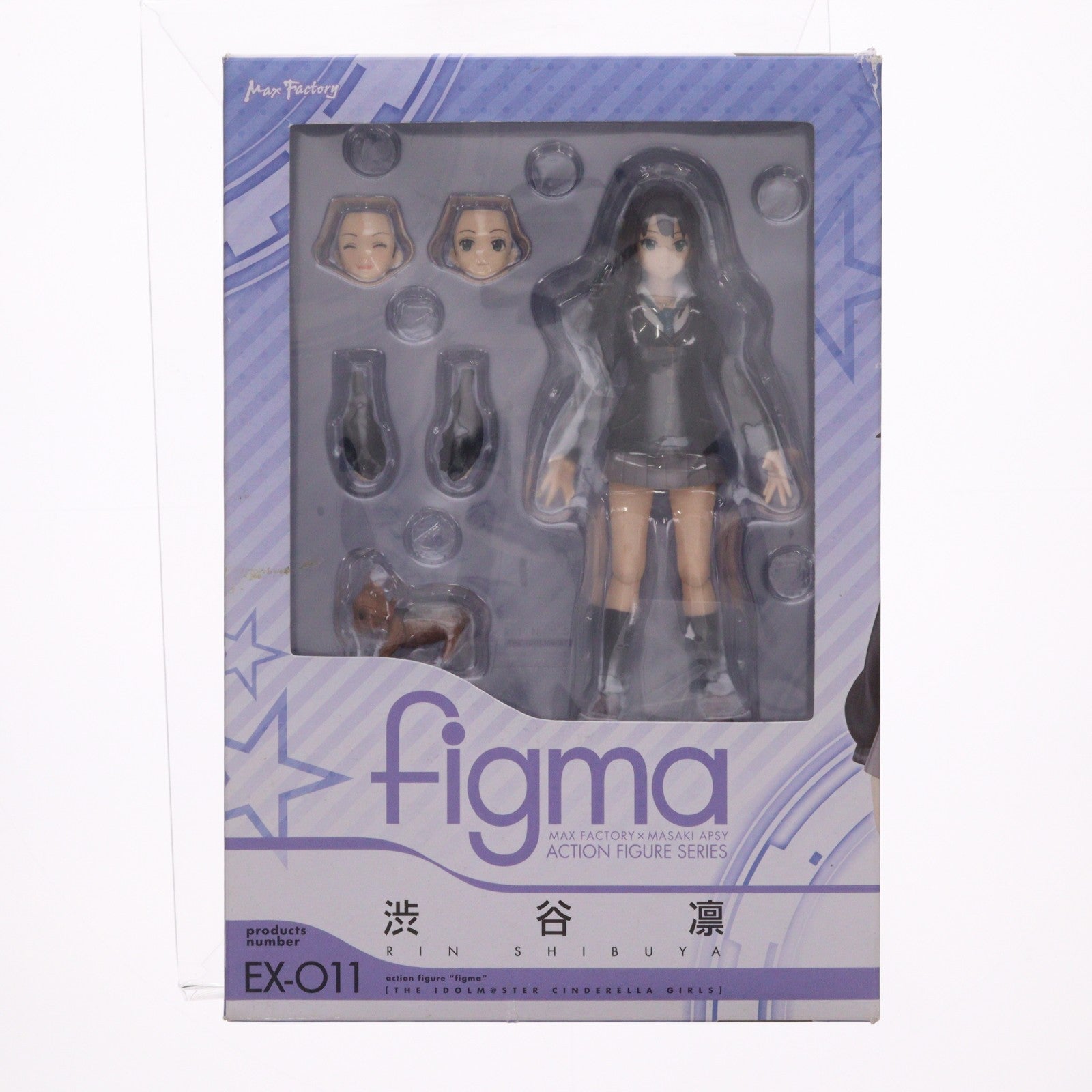 【中古即納】[FIG] figma(フィグマ) EX-011 渋谷凛(しぶやりん) アイドルマスター シンデレラガールズ 完成品 可動フィギュア ワンフェス2013冬&GOODSMILE ONLINE限定 マックスファクトリー(20130210)
