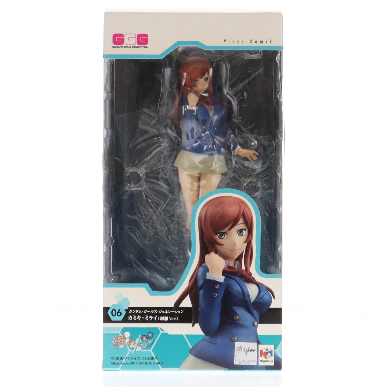 【中古即納】[FIG] GGG(ガンダム・ガールズ・ジェネレーション) カミキ・ミライ(制服Ver.) ガンダムビルドファイターズトライ 1/10 完成品 フィギュア メガハウス(20151030)