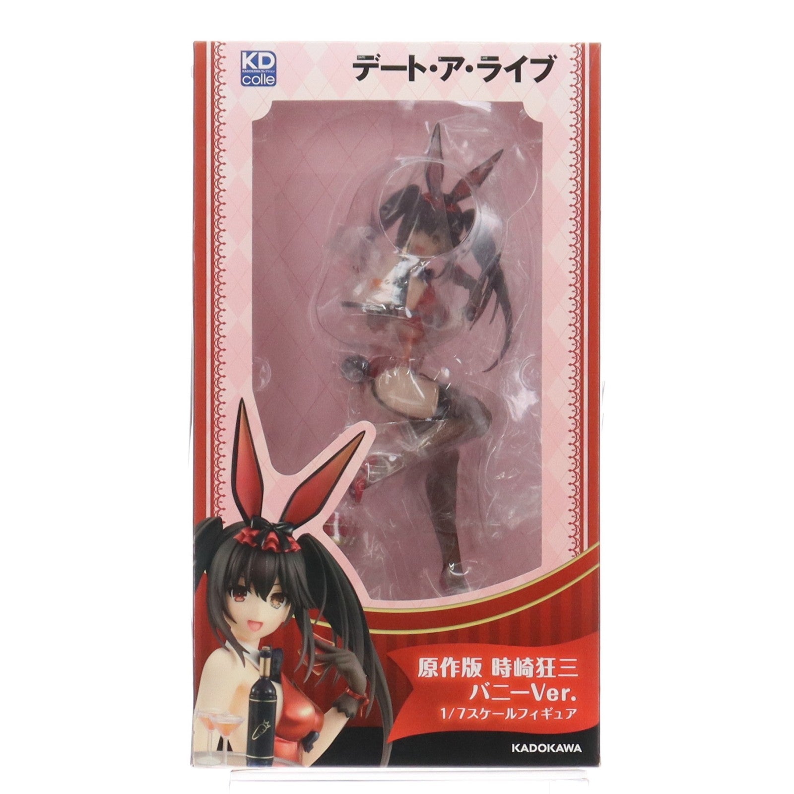 【中古即納】[FIG] Kdcolle 原作版 時崎狂三(ときさきくるみ) バニーVer. デート・ア・ライブ 1/7 完成品 フィギュア KADOKAWA(カドカワ)(20210401)
