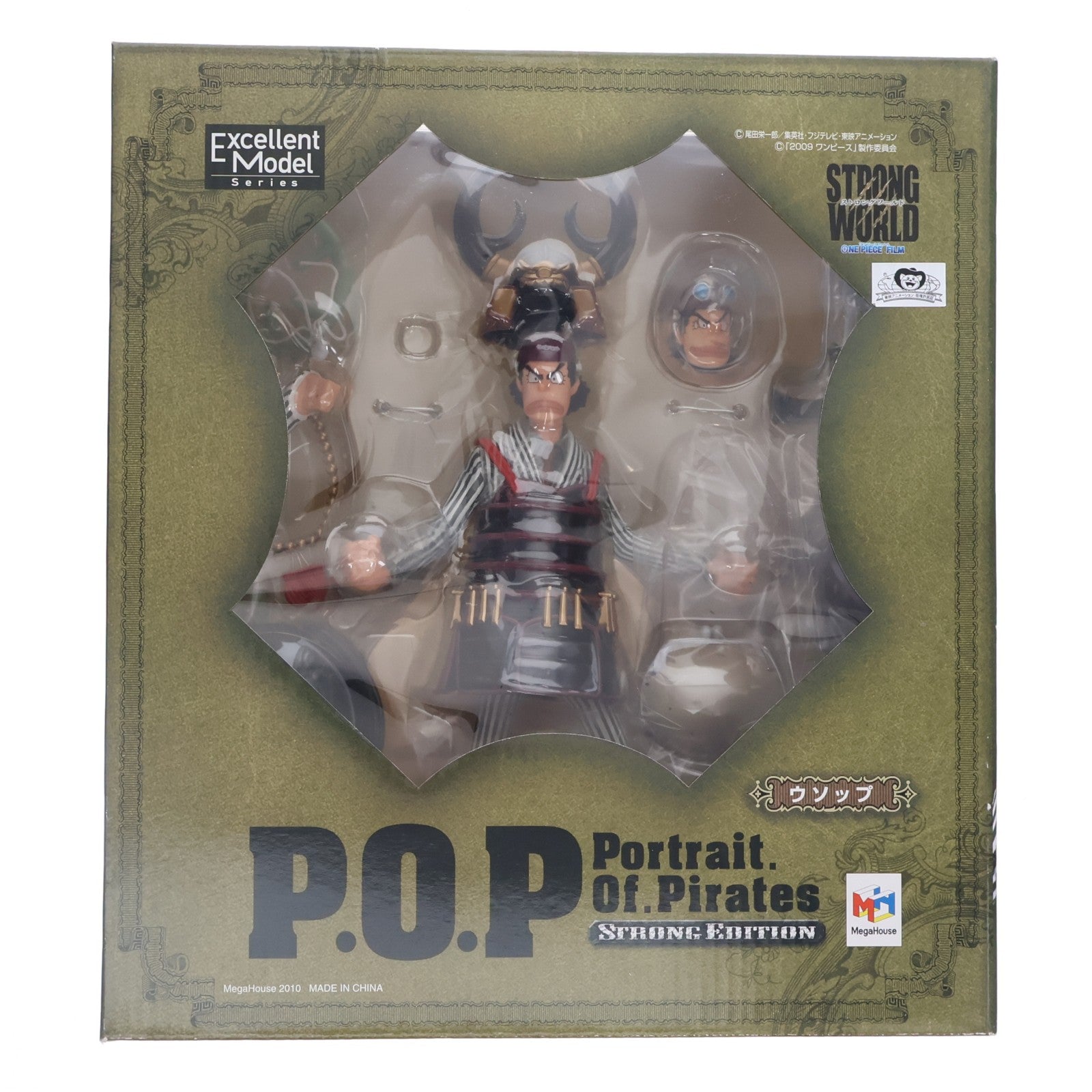 【中古即納】[FIG] Portrait.Of.Pirates P.O.P STRONG EDITION ウソップ ONE PIECE FILM STRONG WORLD(ワンピース フィルム ストロングワールド) 1/8 完成品 フィギュア メガハウス(20100602)