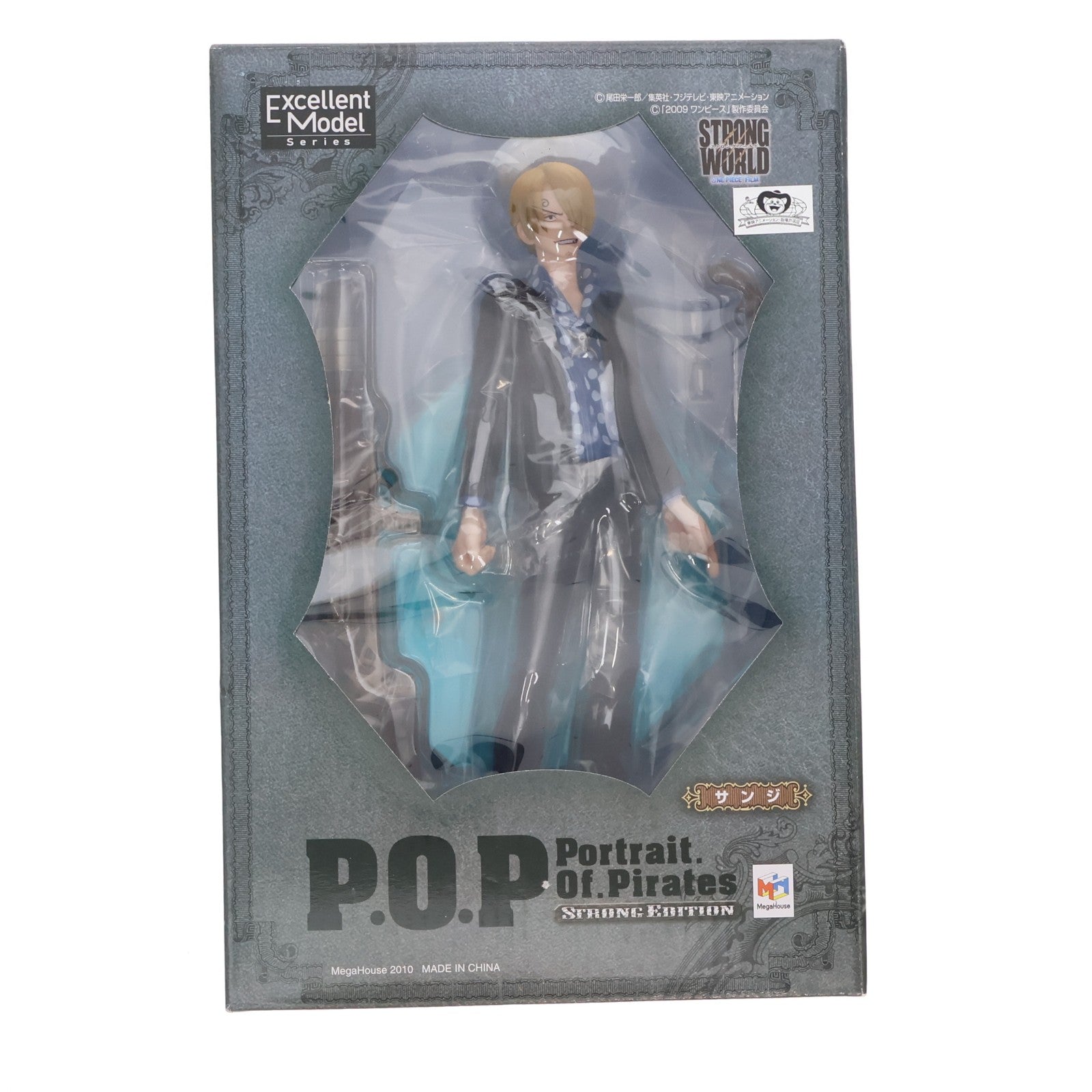 【中古即納】[FIG] Portrait.Of.Pirates P.O.P STRONG EDITION サンジ ONE PIECE(ワンピース) 1/8 完成品 フィギュア メガハウス(20100731)