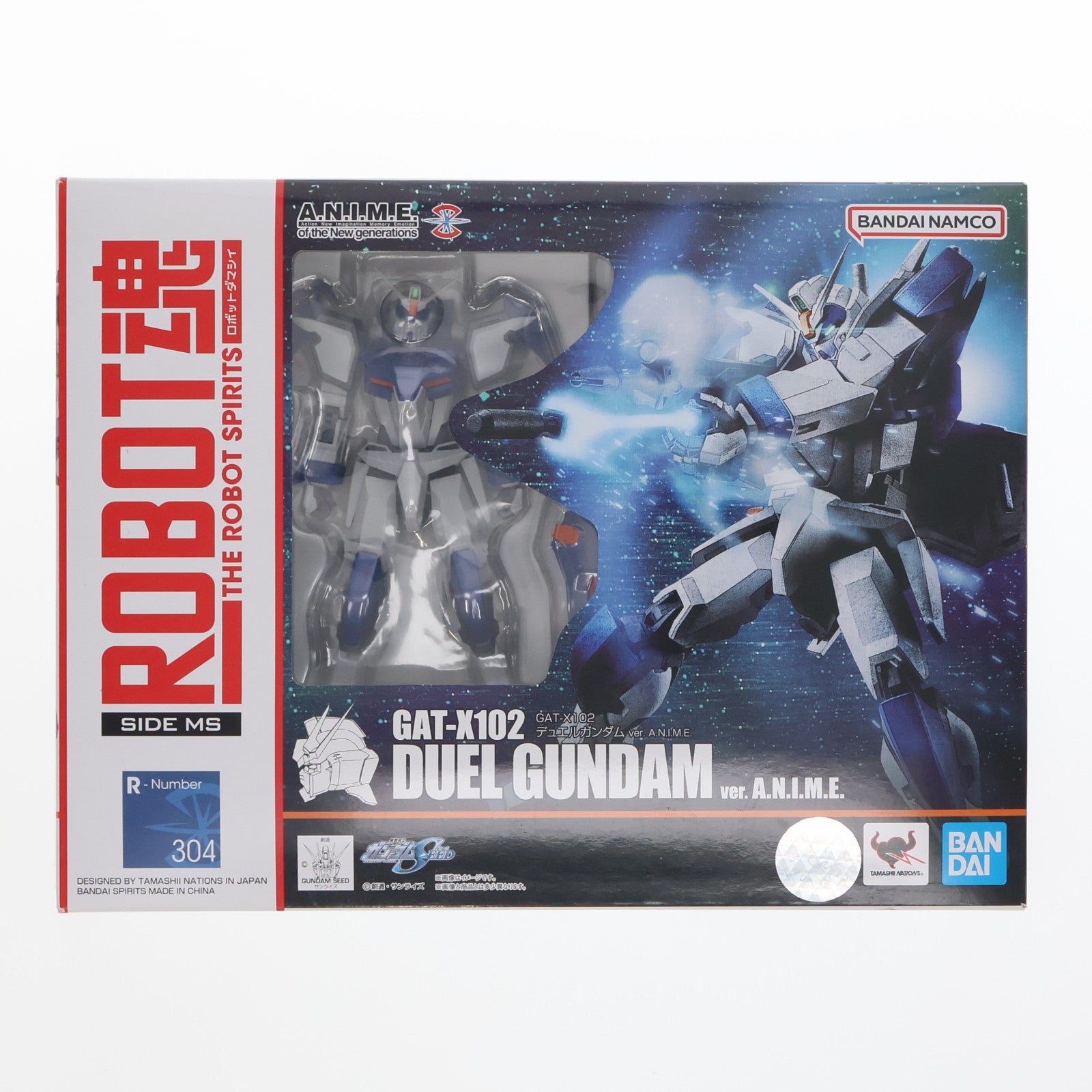 【中古即納】[FIG] ROBOT魂(SIDE MS) GAT-X102 デュエルガンダム ver. A.N.I.M.E. 機動戦士ガンダムSEED(シード) 完成品 可動フィギュア バンダイスピリッツ(20230325)