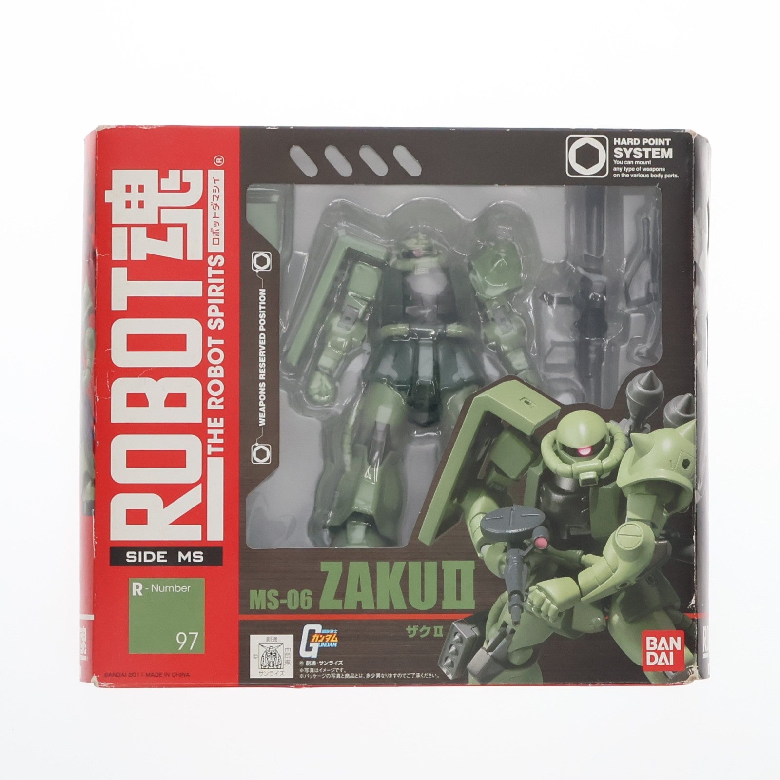 【中古即納】[FIG] ROBOT魂(SIDE MS) ザクII 機動戦士ガンダム 完成品 可動フィギュア バンダイ(20141115)
