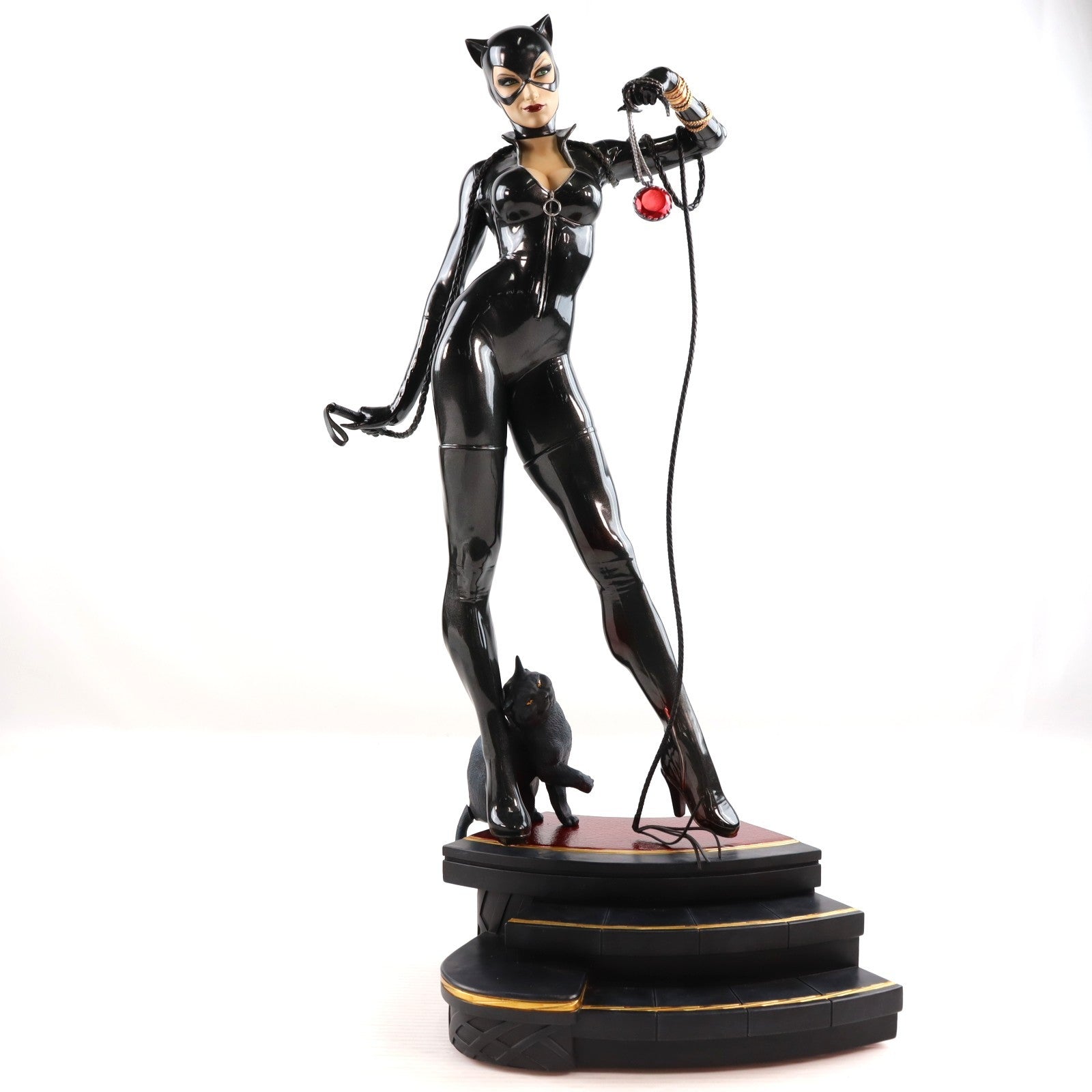 【中古即納】[FIG] プレミアム・フォーマット・フィギュア キャットウーマン DCコミックス 完成品 フィギュア サイドショウ/ホットトイズ(20220930)