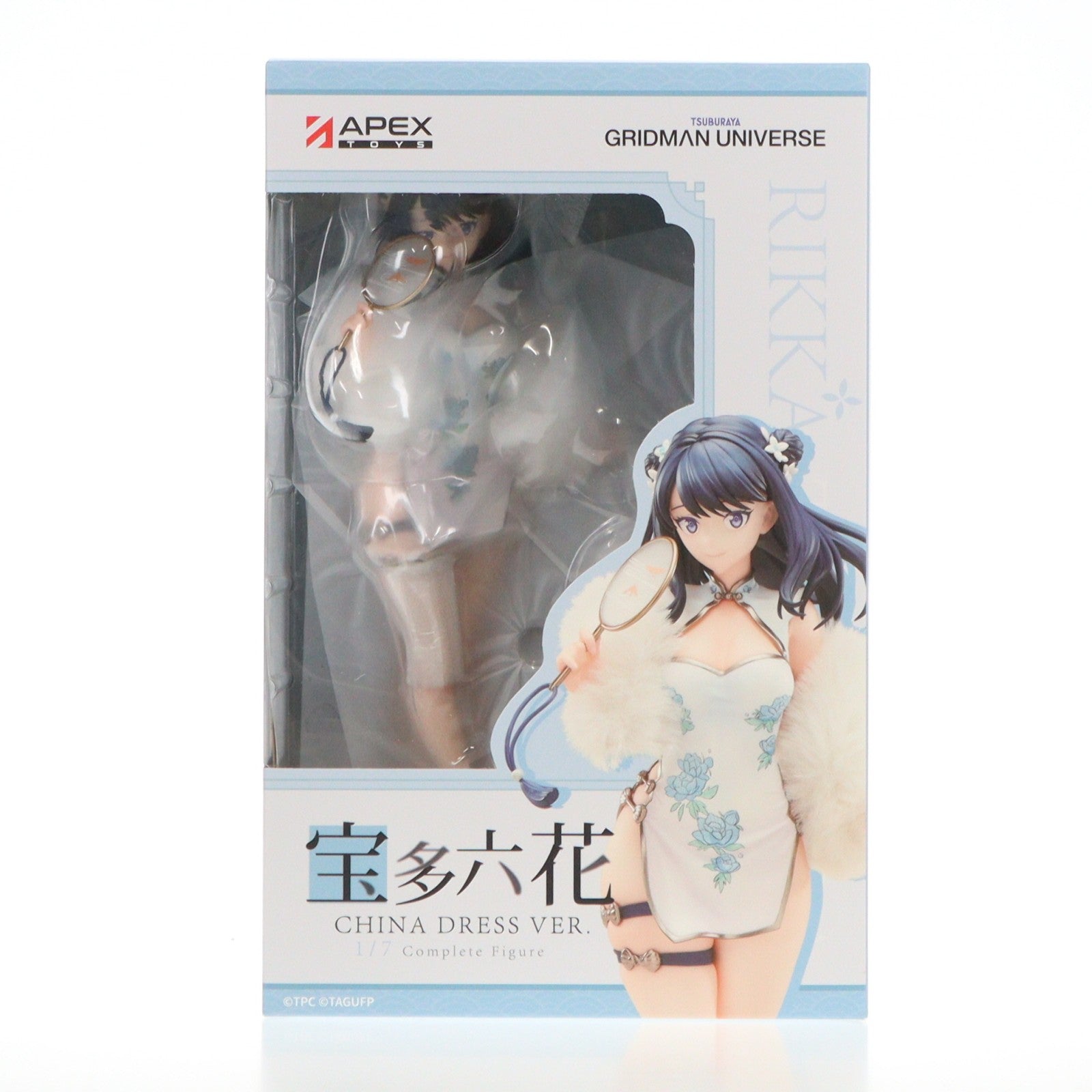 【中古即納】[FIG] アクリルスタンド2種付属 宝多六花&南夢芽セット(たからだりっか&みなみゆめ) チャイナドレスVer. グリッドマン ユニバース 1/7 完成品 フィギュア APEX(エーペックス)(20251231)
