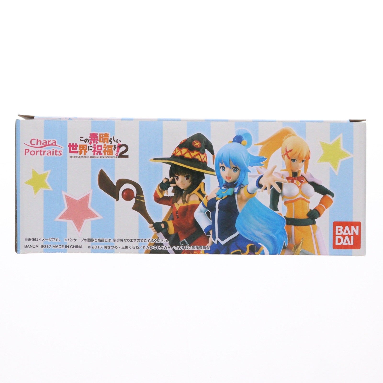 【中古即納】[FIG] Chara Portraits アクア&ダクネス&めぐみん(3体セット) この素晴らしい世界に祝福を!2 完成品 フィギュア バンダイ(20170718)