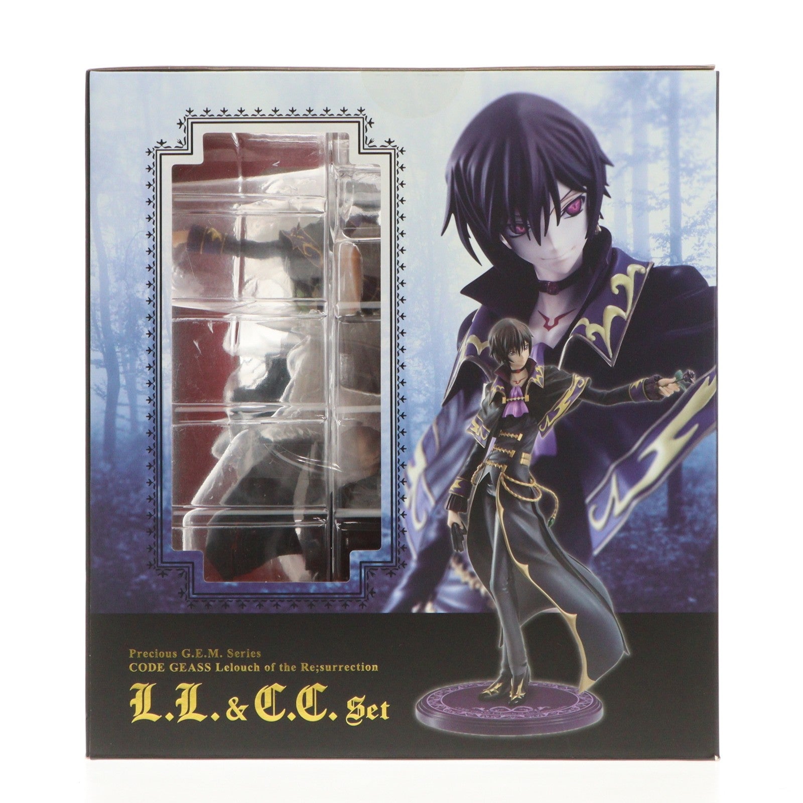 【中古即納】[FIG] 特典設定資料紙2枚付属 Precious G.E.M.シリーズ L.L.&C.C.セット(エルツー&シーツーセット) コードギアス 復活のルルーシュ 完成品 フィギュア 一部店舗&オンラインショップ限定 メガハウス(20200731)
