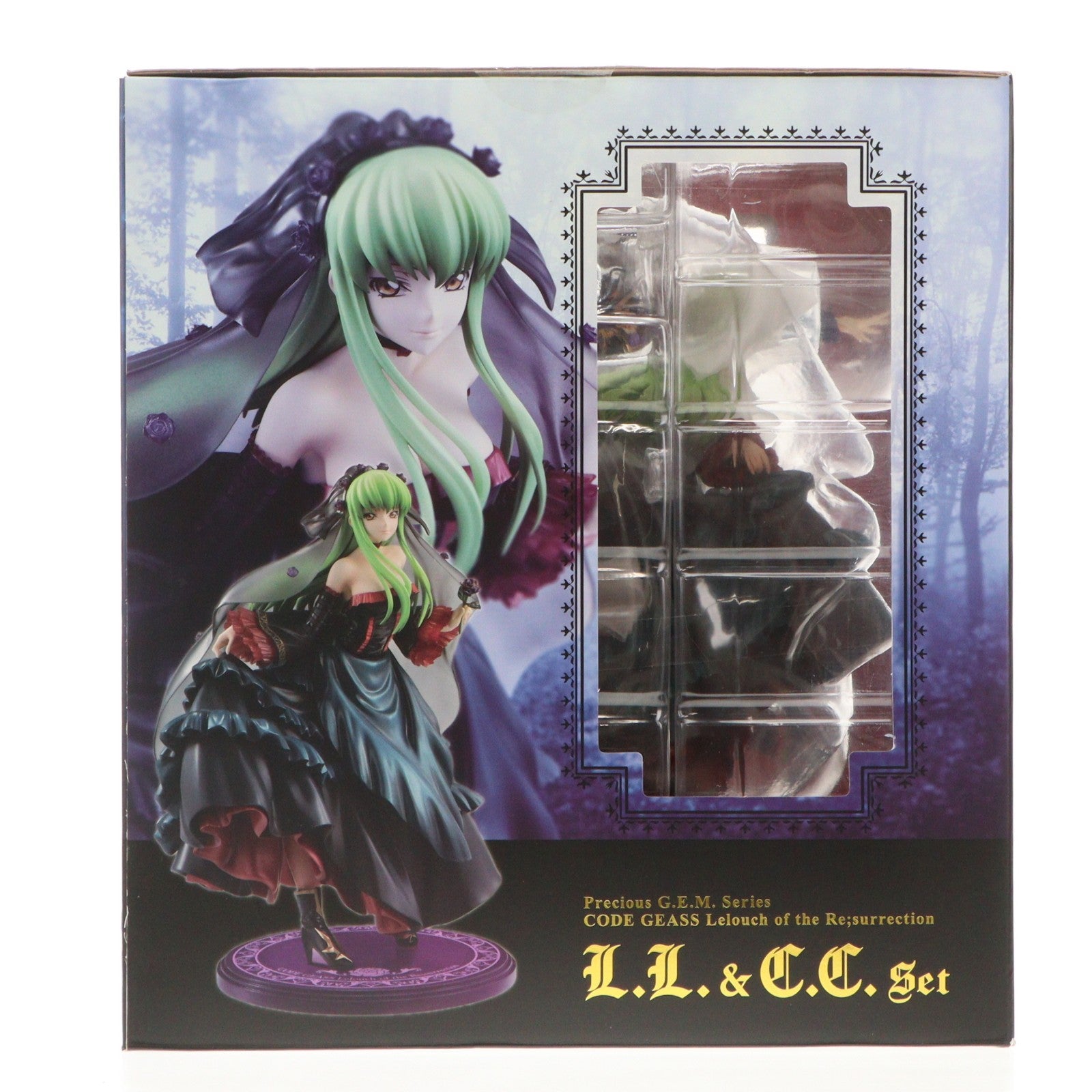 【中古即納】[FIG] 特典設定資料紙2枚付属 Precious G.E.M.シリーズ L.L.&C.C.セット(エルツー&シーツーセット) コードギアス 復活のルルーシュ 完成品 フィギュア 一部店舗&オンラインショップ限定 メガハウス(20200731)