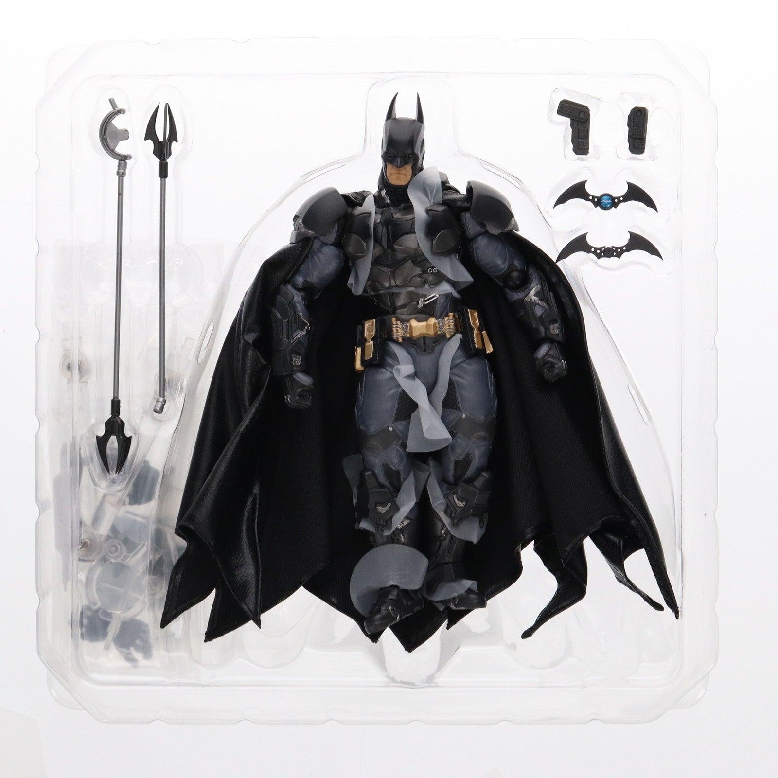 【中古即納】[FIG] 海洋堂直営店限定特典付属 アメイジング・ヤマグチ バットマン(バットマン:アーカム・ナイト Ver.) 完成品 可動フィギュア(NR038) 海洋堂(20241031)