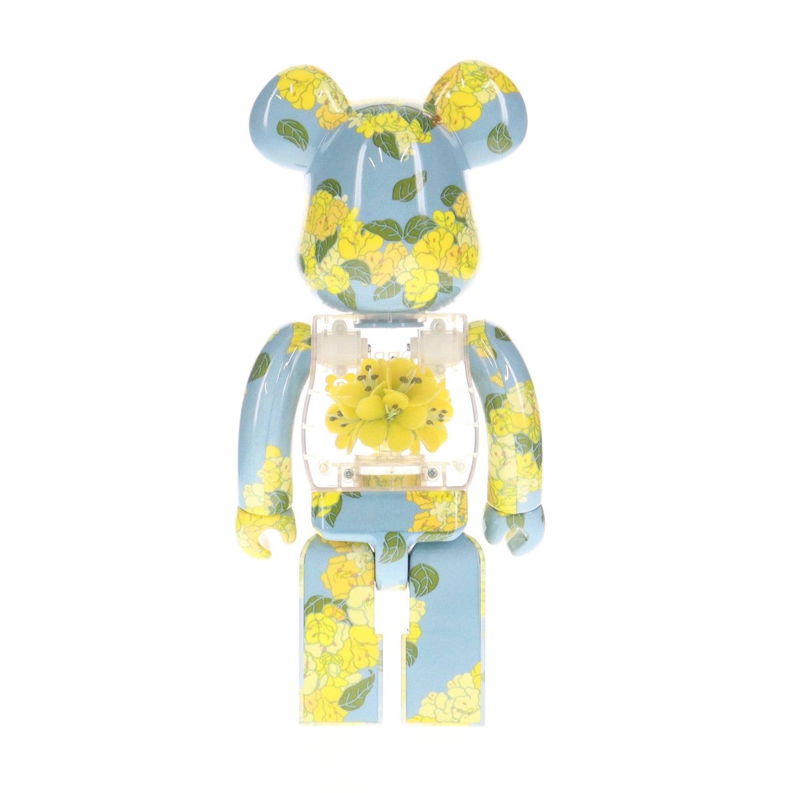 【中古即納】[FIG] BE@RBRICK(ベアブリック) FLOR@ GOLDEN SHOWER FLOWERS(ゴールデンシャワー フラワーズ) 400% 完成品 可動フィギュア メディコム・トイ(20220731)
