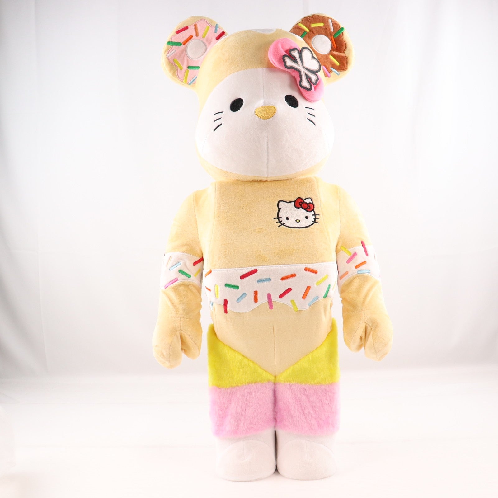 【中古即納】[FIG] Hello Kitty(ハローキティ) x Tokidoki(トキドキ) x BE@RBRICK(ベアブリック) 1000% 完成品 可動フィギュア メディコム・トイ(20081231)