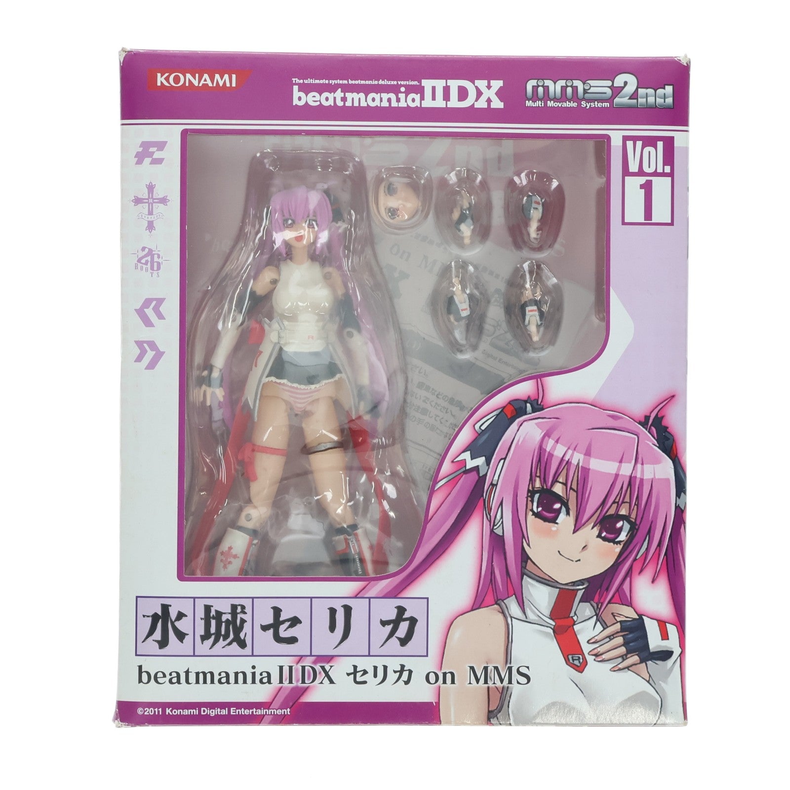 【中古即納】[FIG] セリカ on MMS 水城セリカ(みずしろせりか) MMS 2nd Vol.1 beatmaniaIIDX(ビートマニア ツーディーエックス) 1/12 完成品 可動フィギュア コナミデジタルエンタテインメント(20110526)