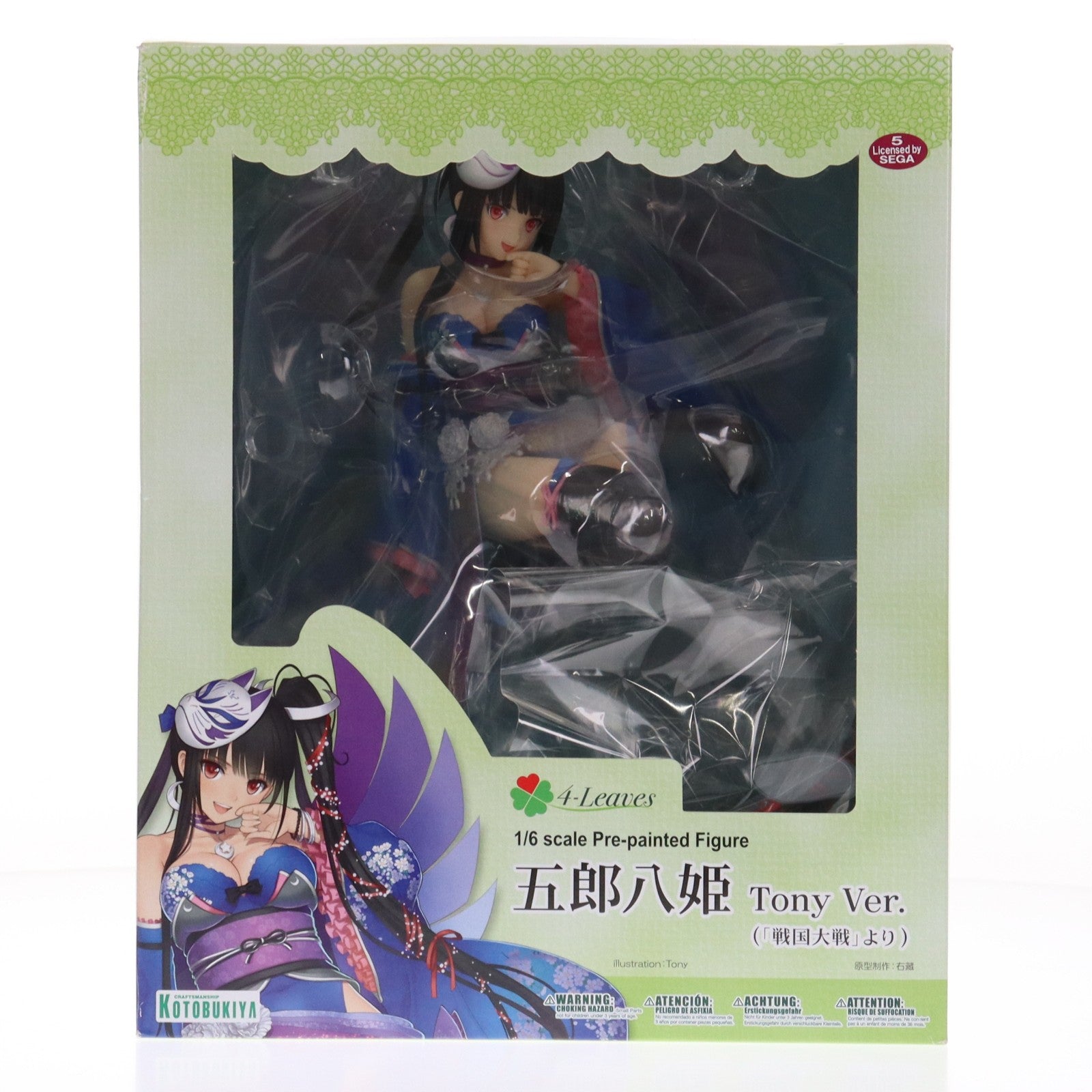 【中古即納】[FIG] 五郎八姫(いろはひめ) Tony Ver. 戦国大戦 1/6 完成品 フィギュア(PP647) コトブキヤ(20161130)
