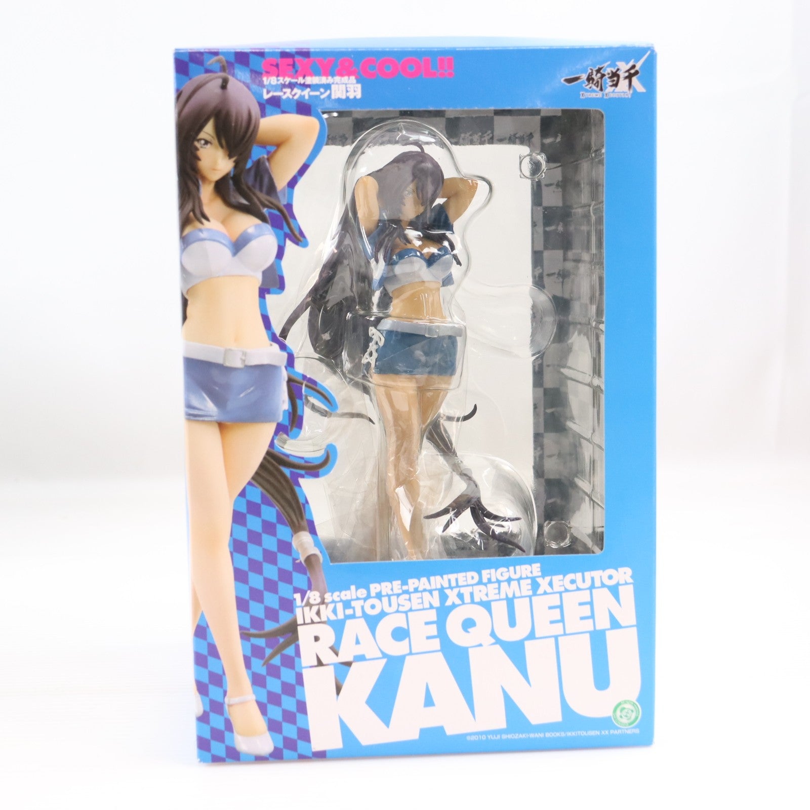 【中古即納】[FIG] レースクイーン関羽(かんう) 一騎当千 XTREME XECUTOR(エクストリームエグゼクター) 1/8 完成品 フィギュア キャラアニ(20120430)