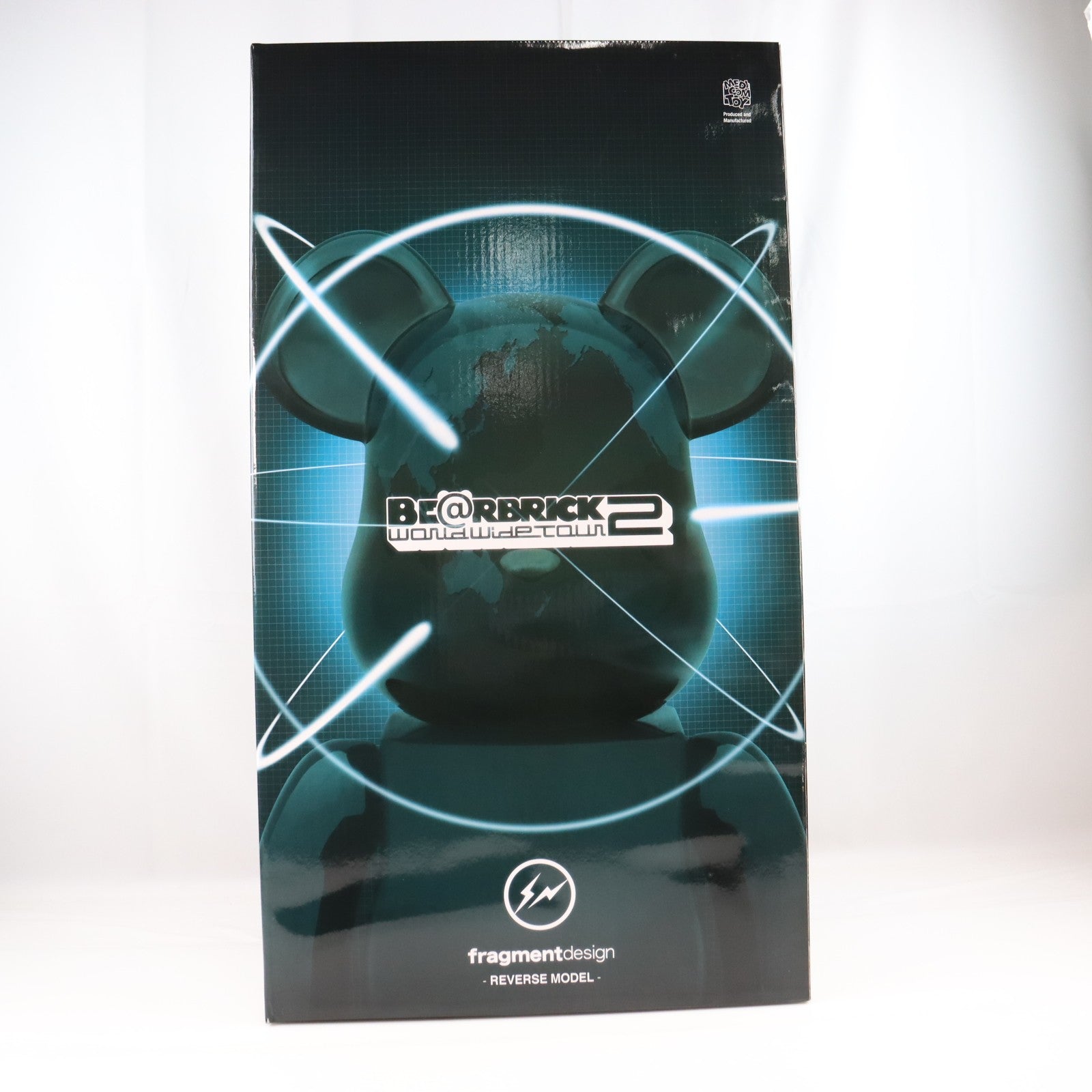 【中古即納】[FIG] BE@RBRICK(ベアブリック) fragmentdesign -REVERSE MODEL- 1000% 完成品 可動フィギュア メディコム・トイ(20150124)