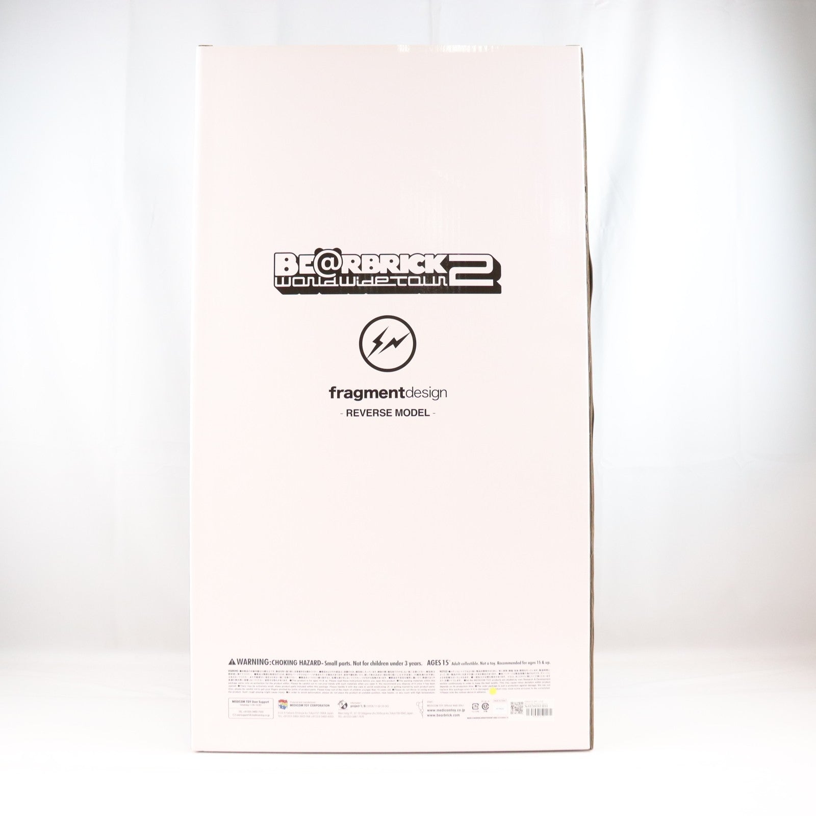 【中古即納】[FIG] BE@RBRICK(ベアブリック) fragmentdesign -REVERSE MODEL- 1000% 完成品 可動フィギュア メディコム・トイ(20150124)