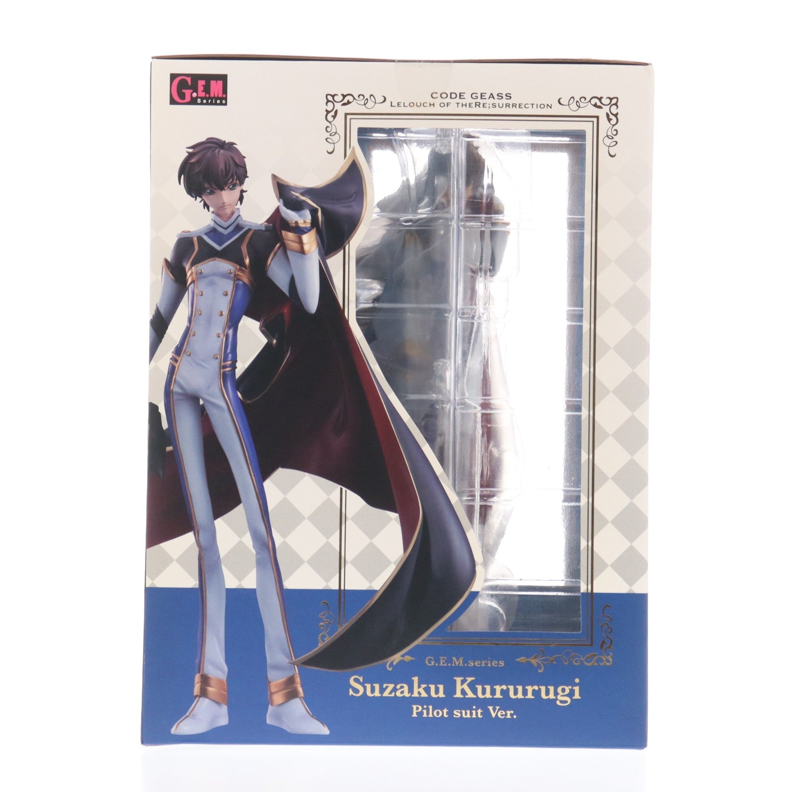 【中古即納】[FIG] G.E.M.シリーズ 枢木スザク(くるるぎすざく) パイロットスーツVer. コードギアス 復活のルルーシュ 完成品 フィギュア メガトレショップ&一部オンラインショップ限定 メガハウス(20210131)