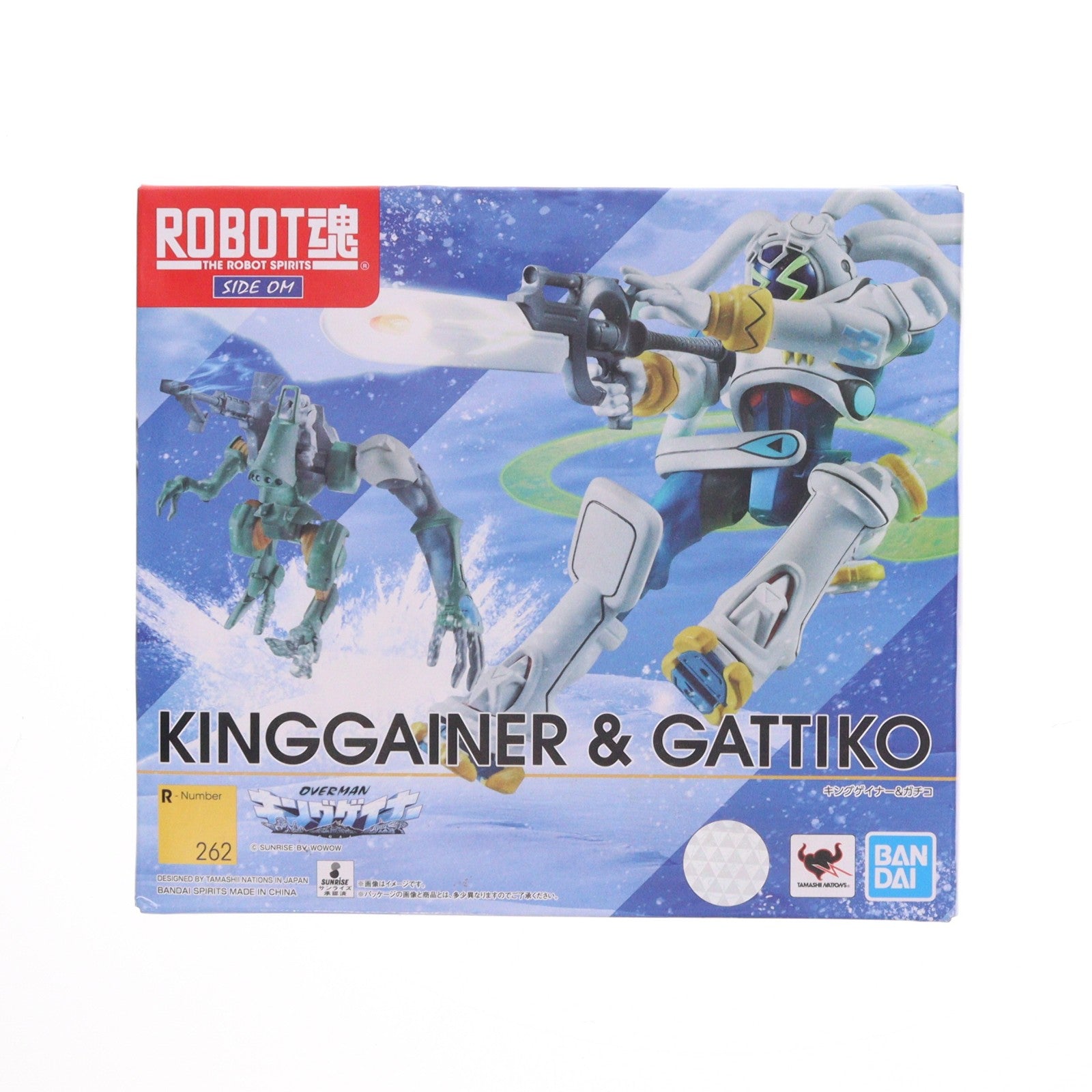【中古即納】[FIG] ROBOT魂(SIDE OM) キングゲイナー&ガチコ OVERMAN(オーバーマン) キングゲイナー 完成品 可動フィギュア バンダイスピリッツ(20200425)