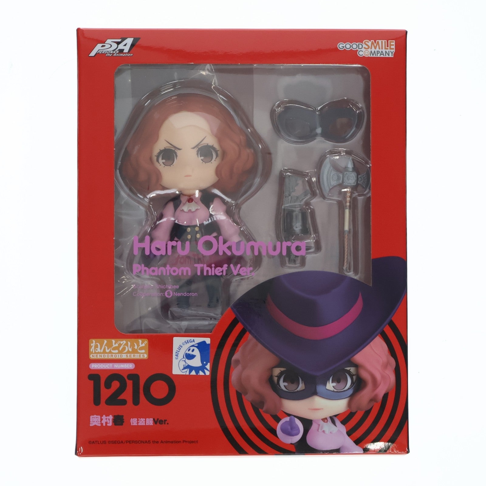 【中古即納】[FIG] ねんどろいど 1210 奥村春(おくむらはる) 怪盗服Ver. PERSONA5 the Animation(ペルソナ5 ジ アニメーション) 完成品 可動フィギュア グッドスマイルカンパニー(20200411)