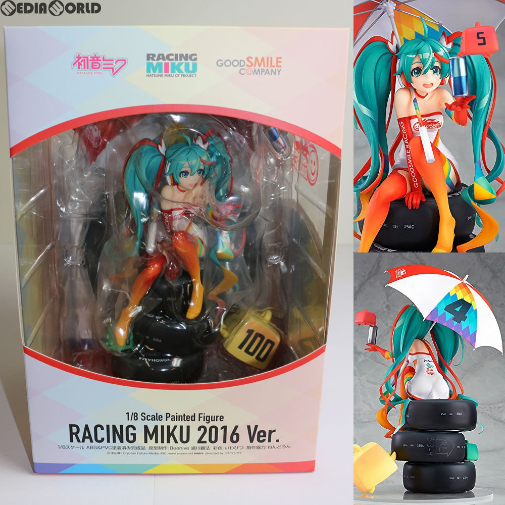 【中古即納】[FIG] レーシングミク 2016 Ver. 初音ミク GTプロジェクト 1/8 完成品 フィギュア グッドスマイルカンパニー(20180131)