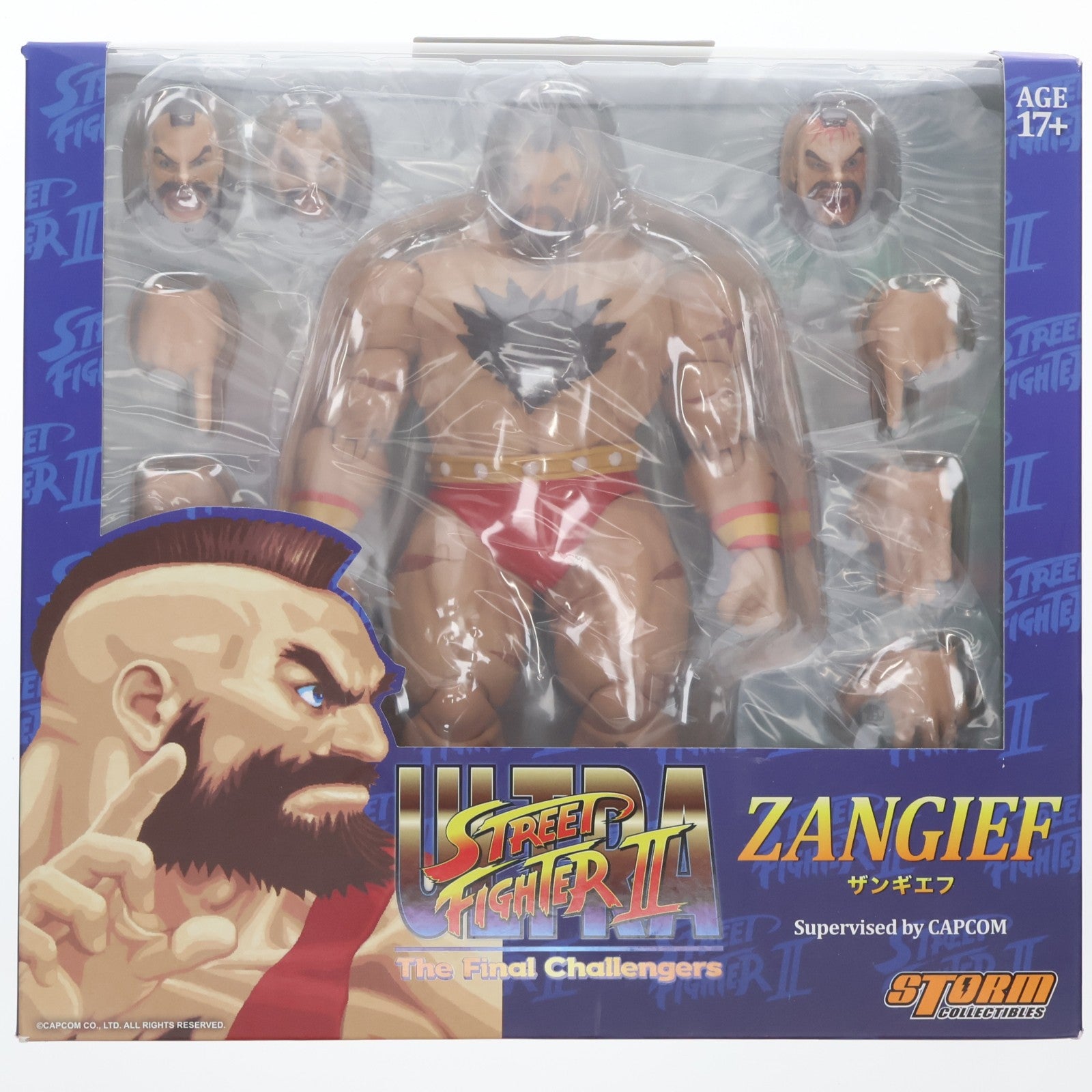 【中古即納】[FIG] ザンギエフ ウルトラストリートファイターII ザ・ファイナルチャレンジャーズ 完成品 アクションフィギュア ストームコレクティブルズ(20220215)