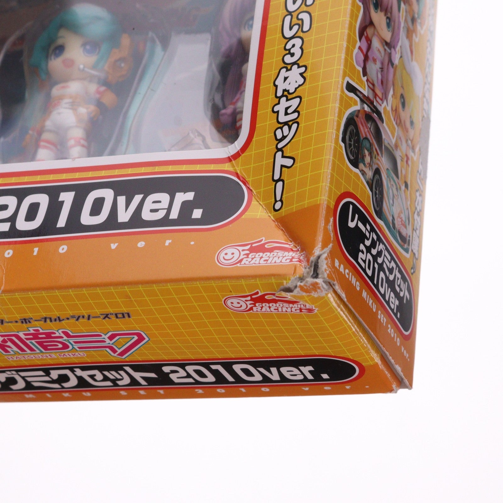 【中古即納】[FIG] 修正デカール無し ねんどろいどぷち レーシングミクセット 2010 Ver. 初音ミクGTプロジェクト 完成品 可動フィギュア ニコニコ直販限定 グッドスマイルレーシング(20101130)