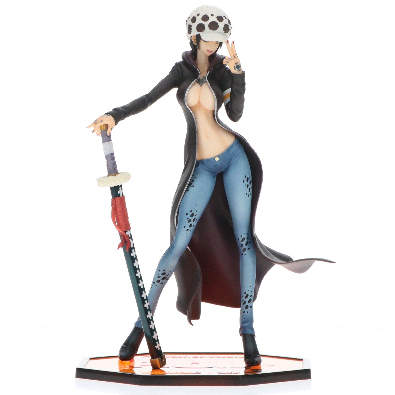【中古即納】[FIG] Portrait.Of.Pirates P.O.P I.R.O トラファルガー・ロー ONE PIECE(ワンピース) 1/8 完成品 フィギュア 一部オンラインショップ&麦わらストア限定 メガハウス(20160731)