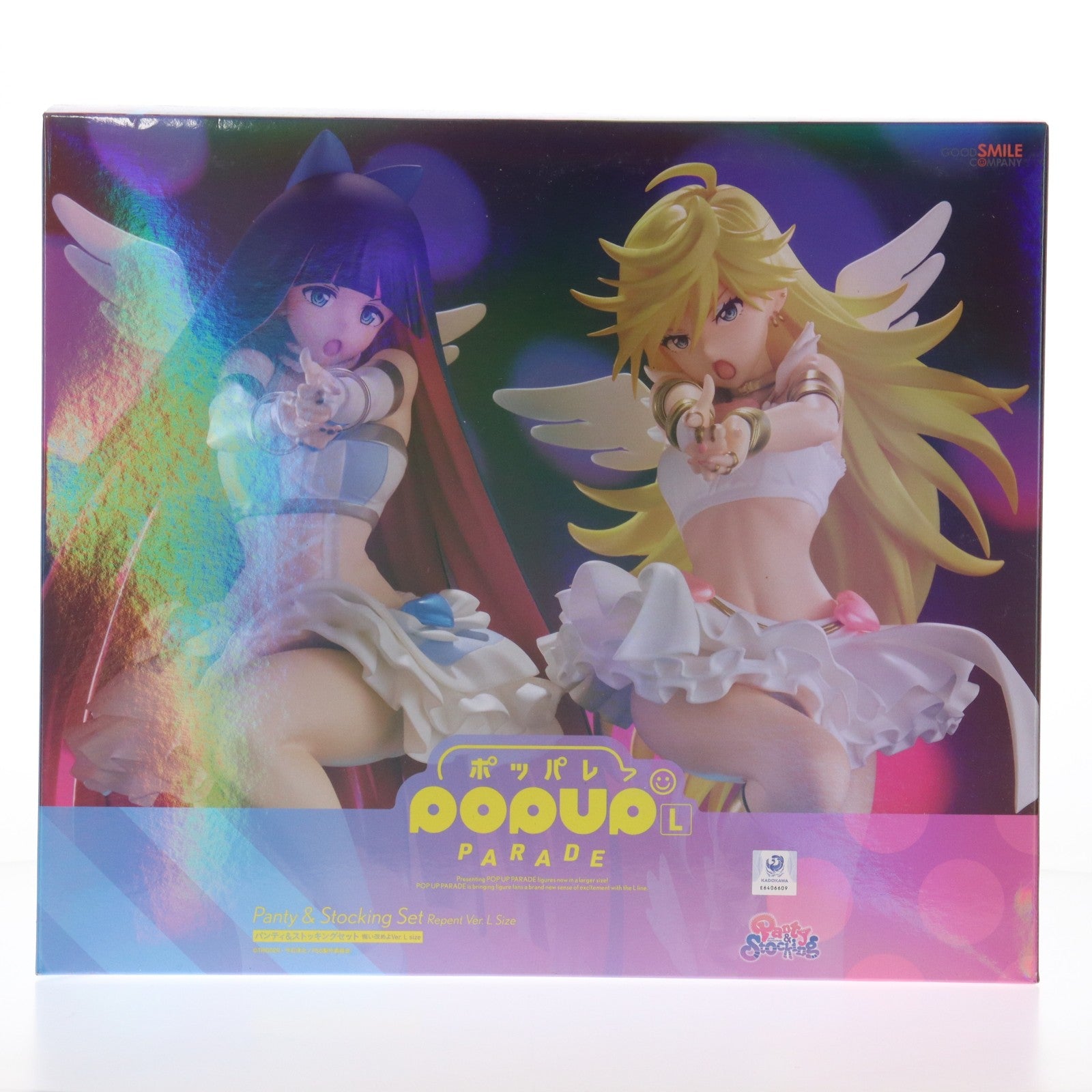 【中古即納】[FIG] POP UP PARADE(ポップアップパレード) パンティ&ストッキングセット 悔い改めよVer. L size Panty & Stocking with Garterbelt(パンティ&ストッキングwithガーターベルト) 完成品 フィギュア グッドスマイルカンパニー(20251228)