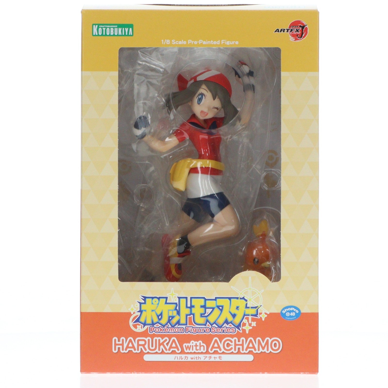 【中古即納】[FIG] ポケモンセンター&コトブキヤショップ限定特典付属 ARTFX J ハルカ with アチャモ ポケットモンスター ルビー・サファイア 1/8 完成品 フィギュア(PP962) コトブキヤ(20220430)