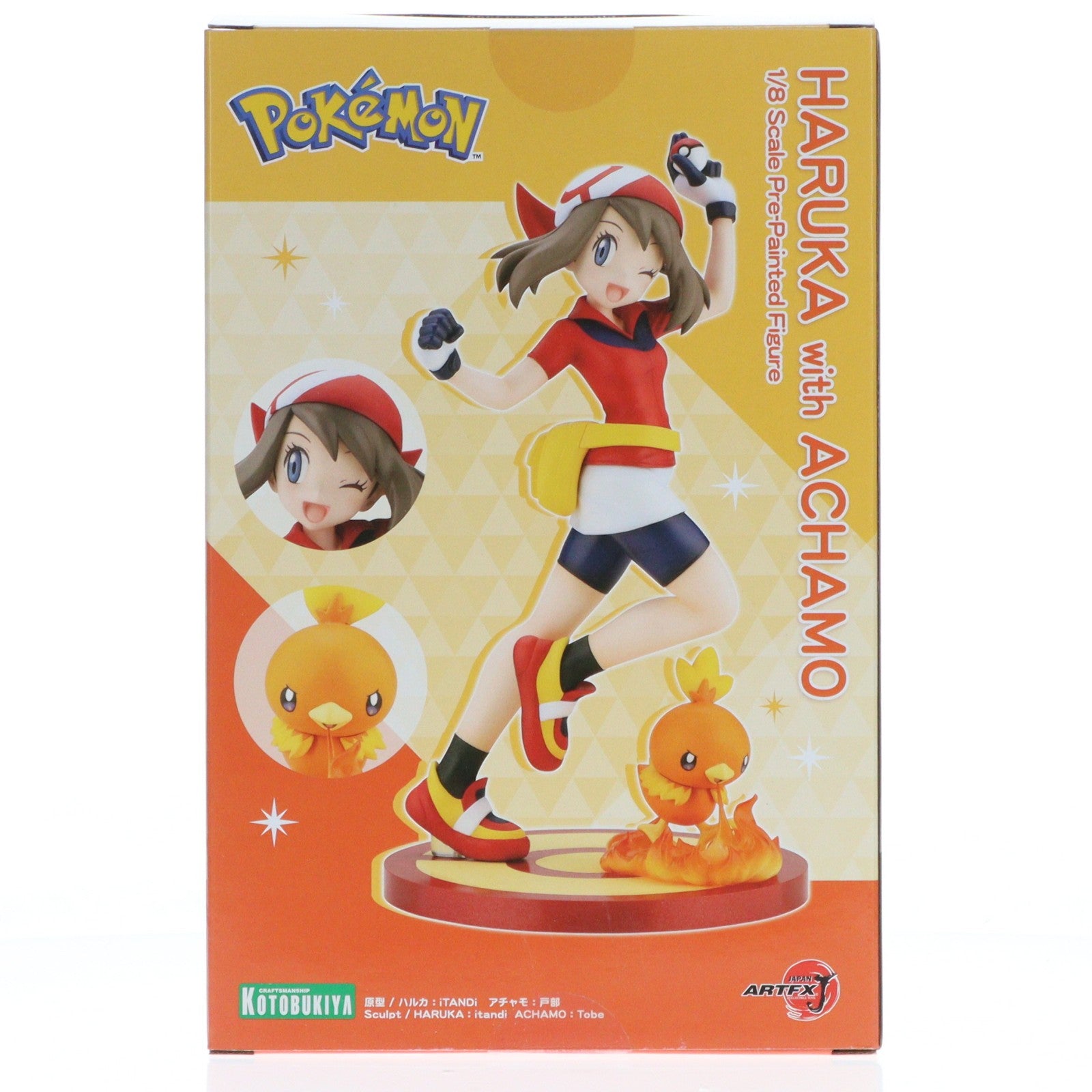 【中古即納】[FIG] ポケモンセンター&コトブキヤショップ限定特典付属 ARTFX J ハルカ with アチャモ ポケットモンスター ルビー・サファイア 1/8 完成品 フィギュア(PP962) コトブキヤ(20220430)