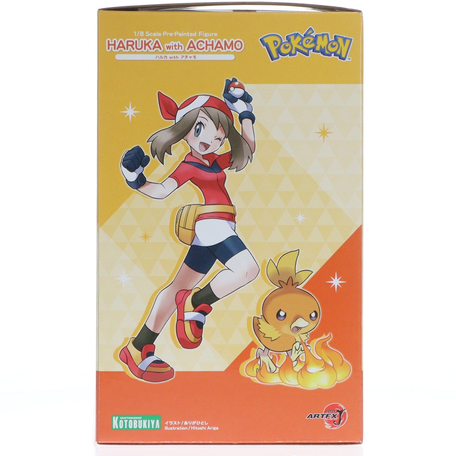 【中古即納】[FIG] ポケモンセンター&コトブキヤショップ限定特典付属 ARTFX J ハルカ with アチャモ ポケットモンスター ルビー・サファイア 1/8 完成品 フィギュア(PP962) コトブキヤ(20220430)