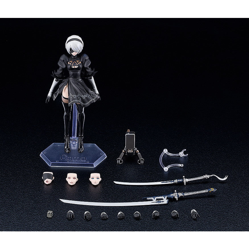 【中古即納】[FIG] figma(フィグマ) 643 2B(ヨルハ二号B型) NieR:Automata(ニーア オートマタ) Ver1.1a 完成品 可動フィギュア マックスファクトリー(20251118)