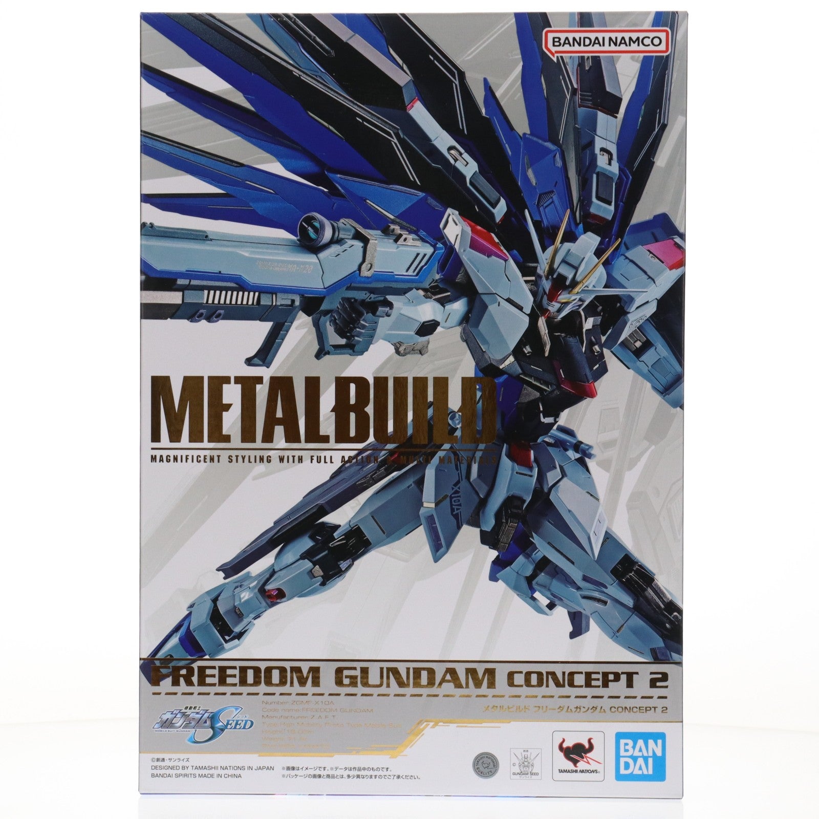 【中古即納】[FIG] (再販) METAL BUILD フリーダムガンダム CONCEPT 2 機動戦士ガンダムSEED(シード) 完成品 可動フィギュア バンダイスピリッツ(20251227)