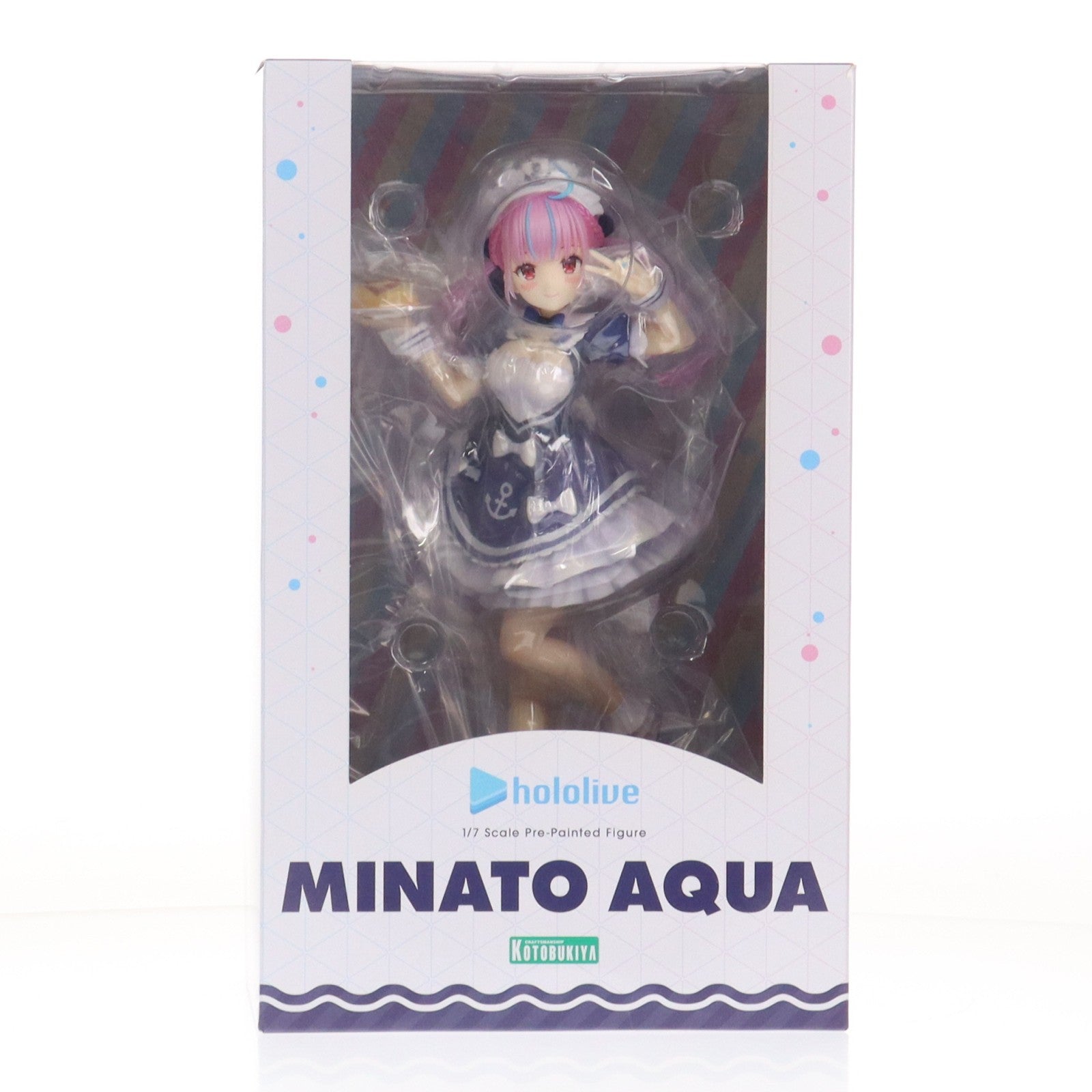 【中古即納】[FIG] (再販) 湊あくあ(みなとあくあ) ホロライブプロダクション 1/7 完成品 フィギュア(PV100) コトブキヤ(20230520)