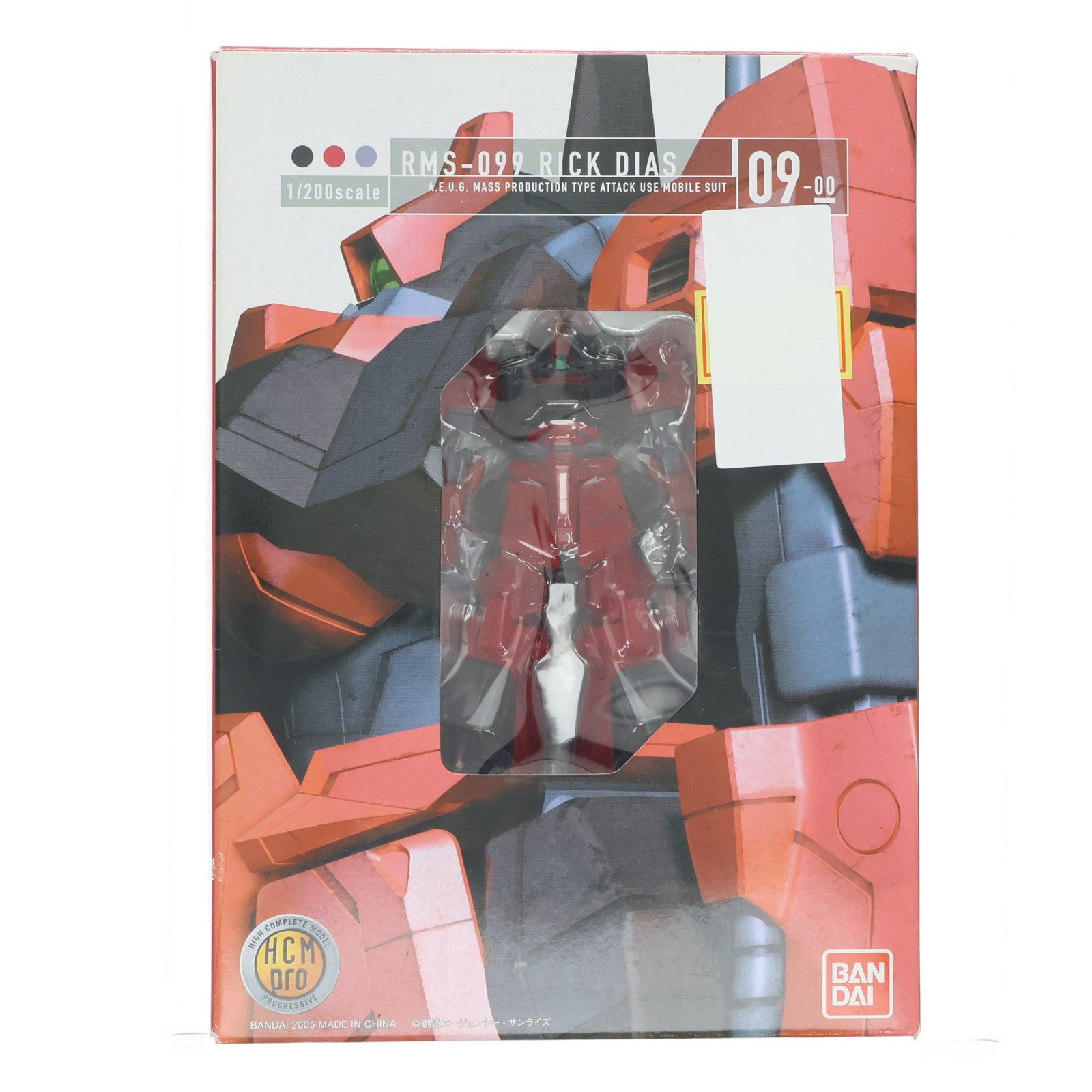 【中古即納】[FIG] HCM-Pro 09-00 RMS-099 リック・ディアス(レッドカラー) 機動戦士Zガンダム 1/200 完成品 可動フィギュア バンダイ(20050114)