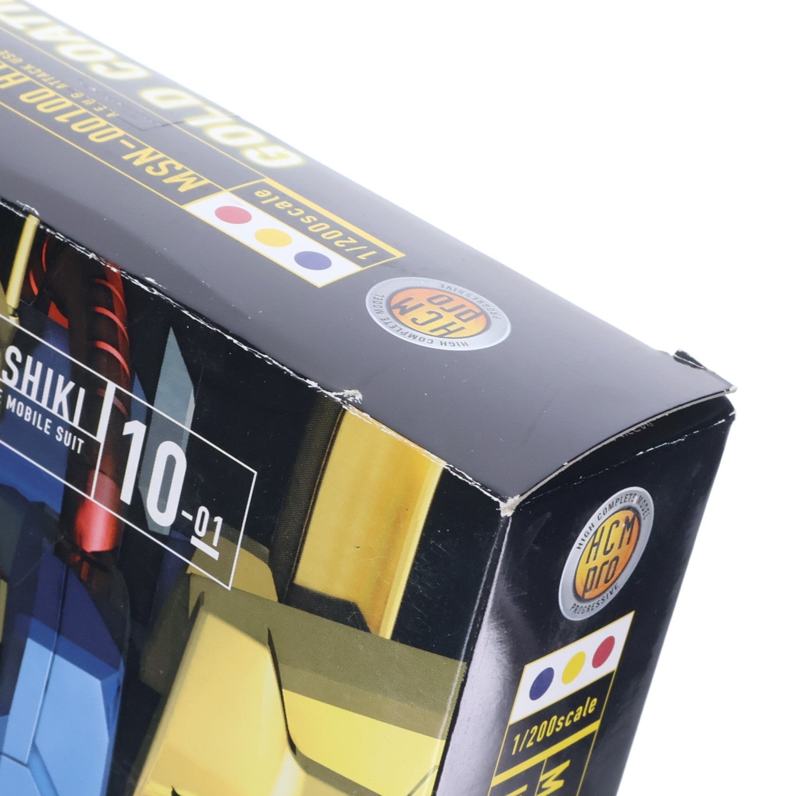 【中古即納】[FIG] HCM-Pro 10-01 MSN-00100 百式 ゴールドコーティング 機動戦士Zガンダム 1/200 完成品 可動フィギュア バンダイ(20070128)