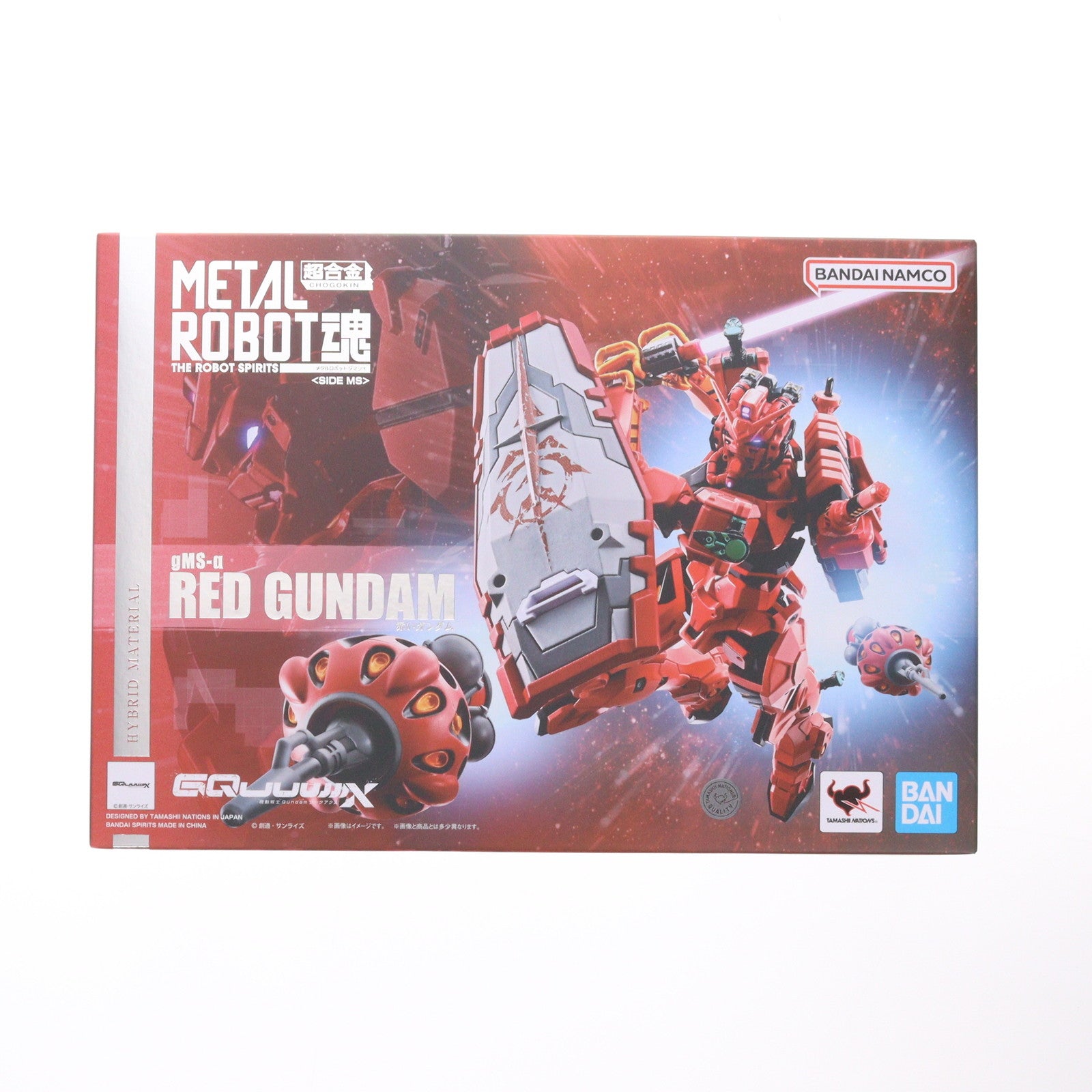 【中古即納】[FIG] METAL ROBOT魂(SIDE MS) 赤いガンダム 機動戦士Gundam GQuuuuuuX(ガンダム ジークアクス) 完成品 可動フィギュア バンダイスピリッツ(20250621)