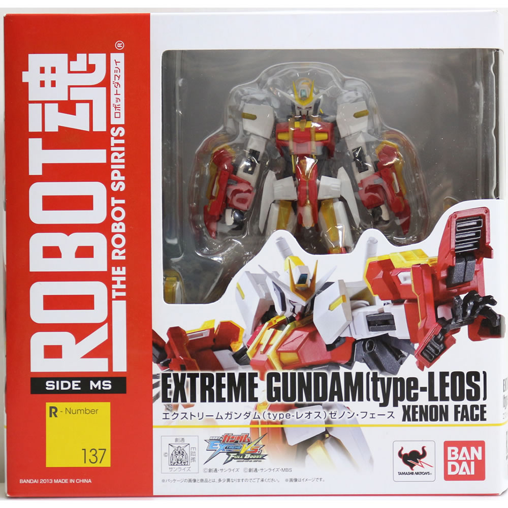 【中古即納】[FIG] ROBOT魂(SIDE MS) エクストリームガンダム(type-レオス) ゼノン・フェース 機動戦士ガンダム EXTREME VS. FULL BOOST(エクストリームバーサス フルブースト) 完成品 可動フィギュア バンダイ(20130413)