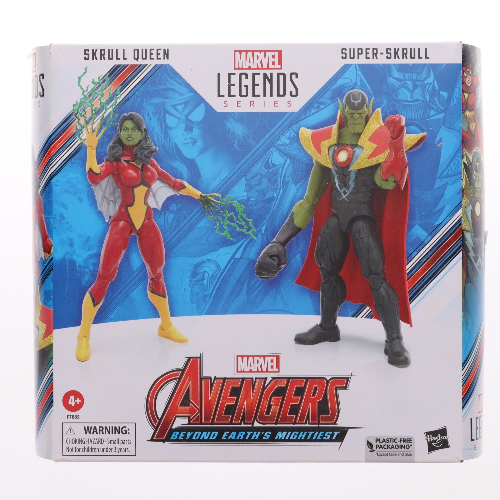【中古即納】[FIG] マーベル・レジェンド スクラルの女王&スーパースクラル(アベンジャーズ60周年記念) Avengers Beyond Earth's Mightiest 完成品 6インチ・アクションフィギュア ハズブロ(20221231)