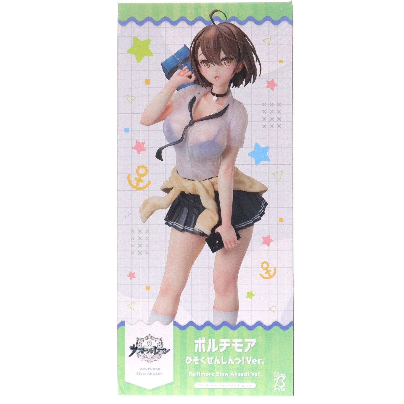 【中古即納】[FIG] B-style ボルチモア びそくぜんしんっ! Ver. アズールレーン びそくぜんしんっ! 1/4 完成品 フィギュア FREEing(フリーイング)(20240128)
