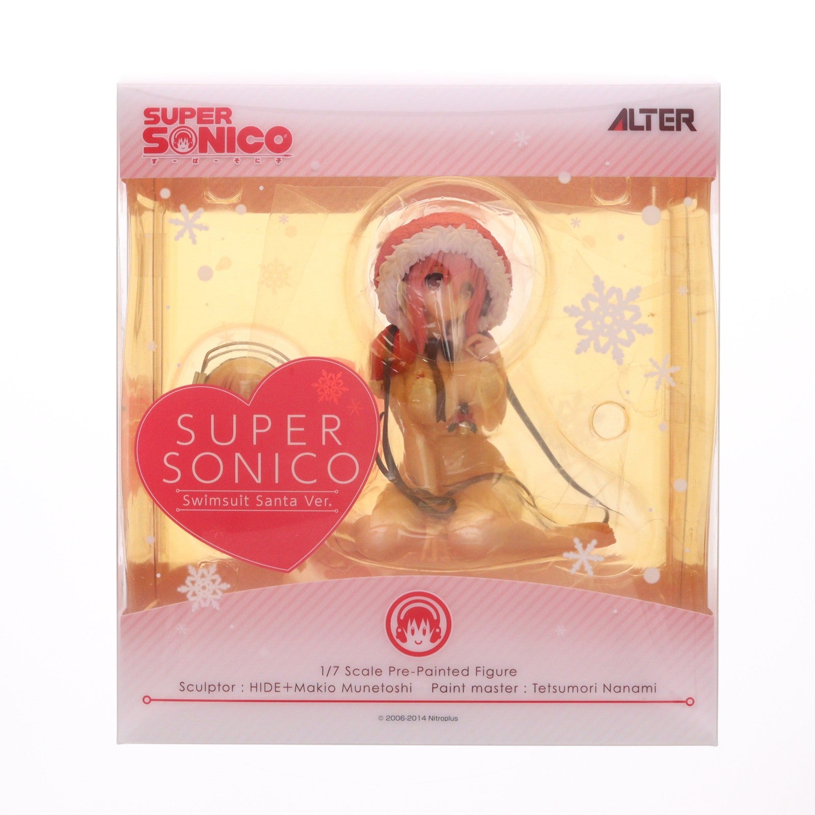 【中古即納】[FIG] すーぱーそに子 水着サンタVer. NITRO SUPER SONIC 1/7 完成品 フィギュア アルター(20140910)