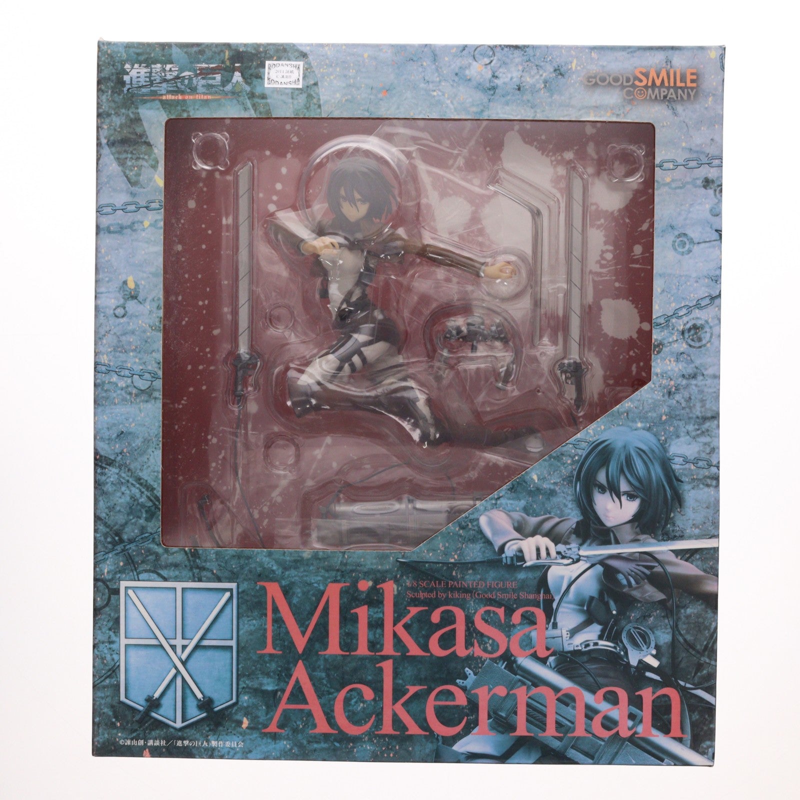 【中古即納】[FIG] ミカサ・アッカーマン 進撃の巨人 1/8 完成品 フィギュア グッドスマイルカンパニー(20150529)