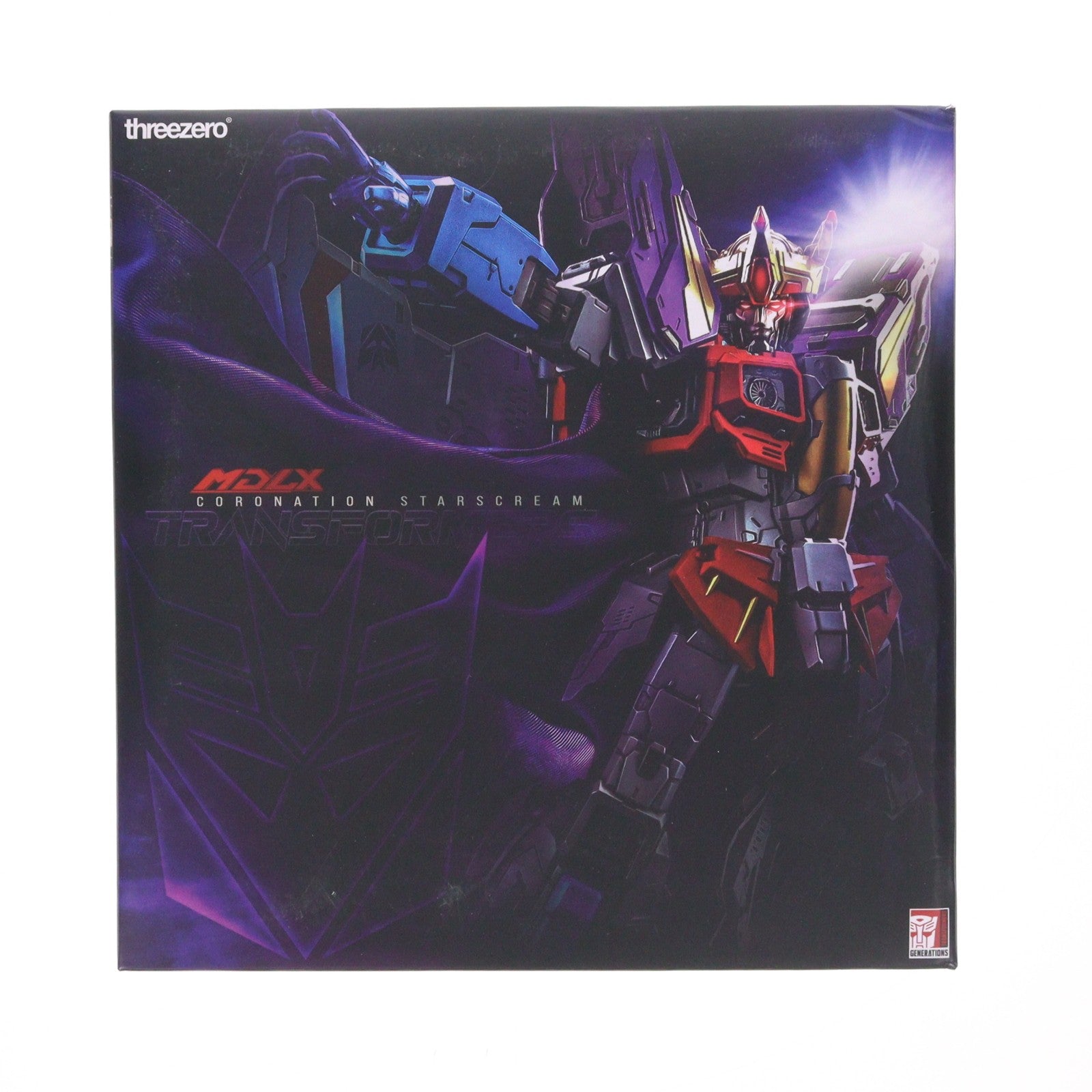 【中古即納】[FIG] MDLX Coronation Starscream(新破壊大帝 スタースクリーム 戴冠 Ver.) トランスフォーマー 完成品 可動フィギュア threezero(スリーゼロ)(20250630)