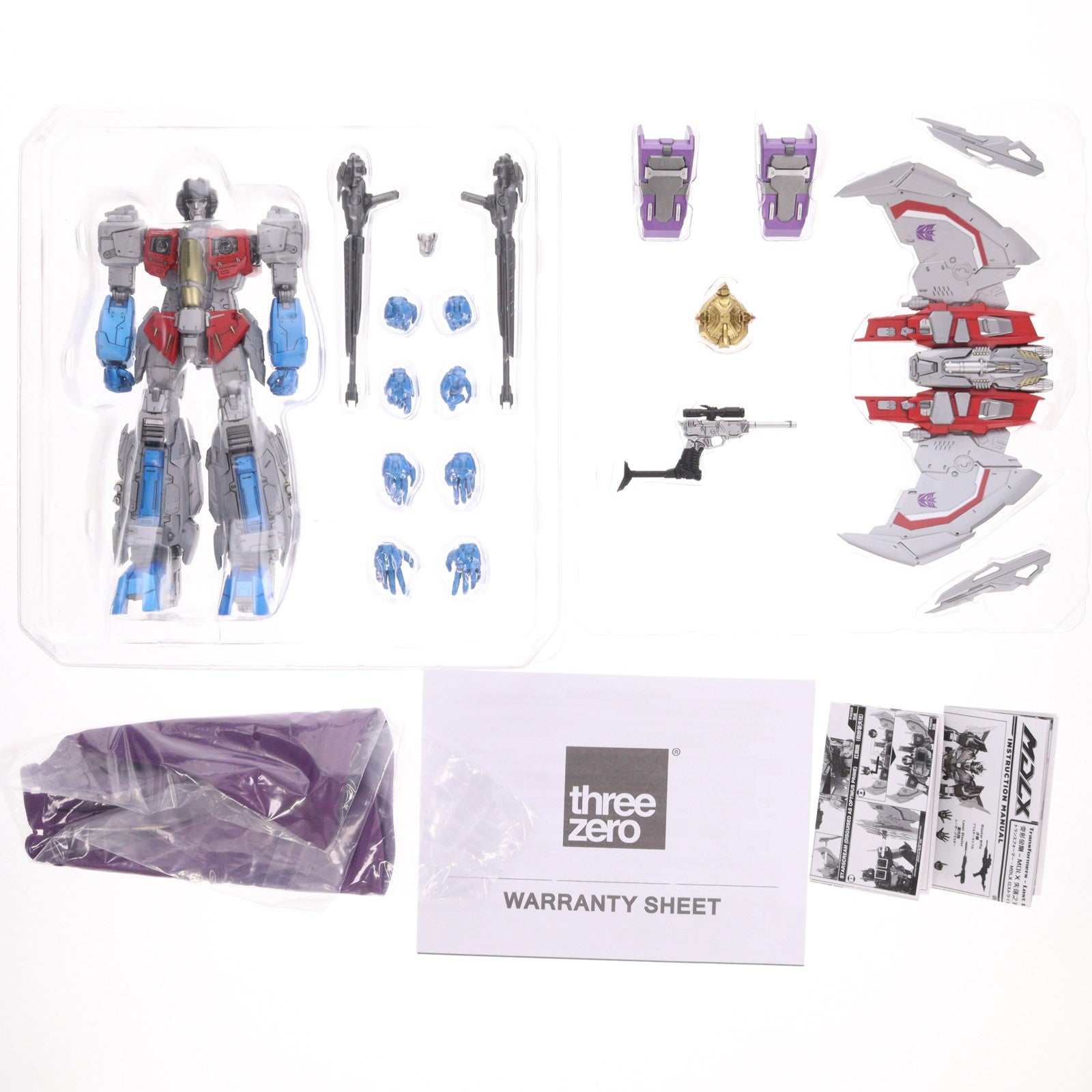 【中古即納】[FIG] MDLX Coronation Starscream(新破壊大帝 スタースクリーム 戴冠 Ver.) トランスフォーマー 完成品 可動フィギュア threezero(スリーゼロ)(20250630)